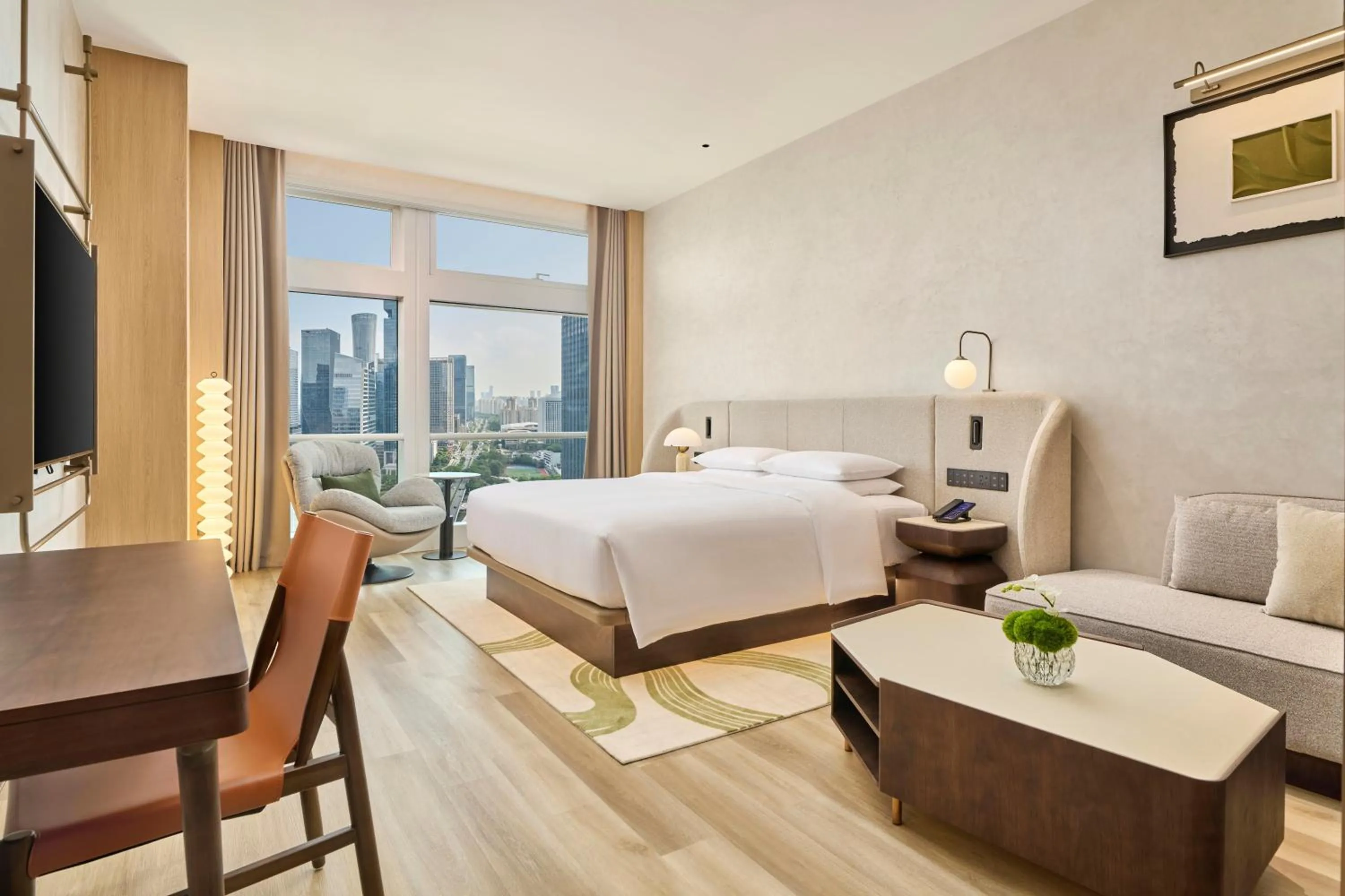 Bedroom, Bed in Doubletree By Hilton Shenzhen Bay