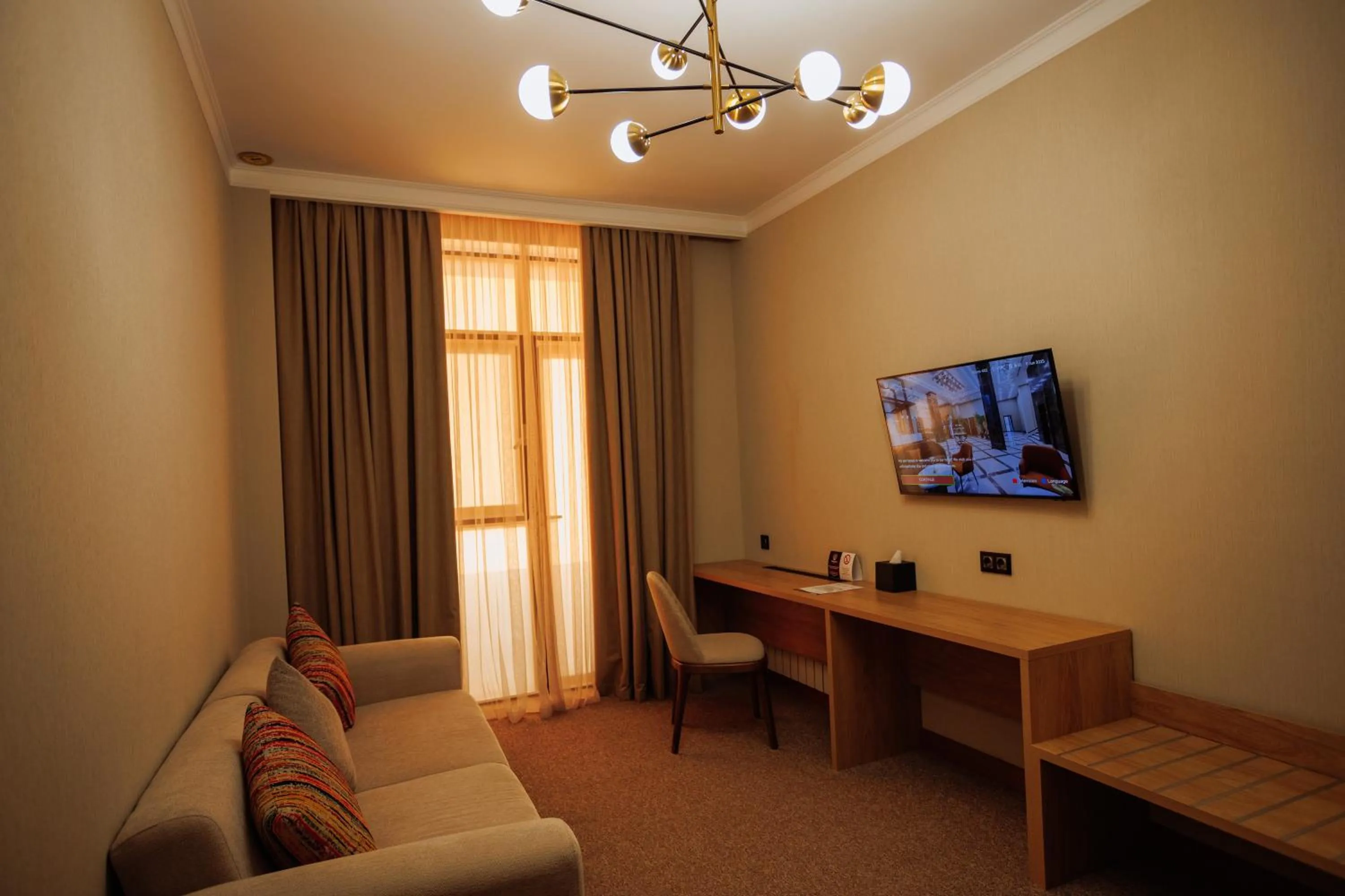 Seating area in Mardan Hotel