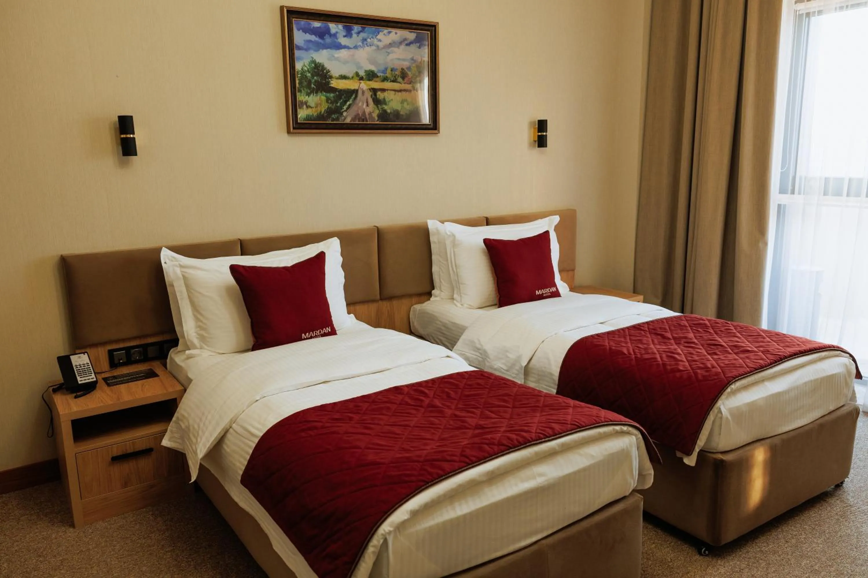 Bedroom, Bed in Mardan Hotel