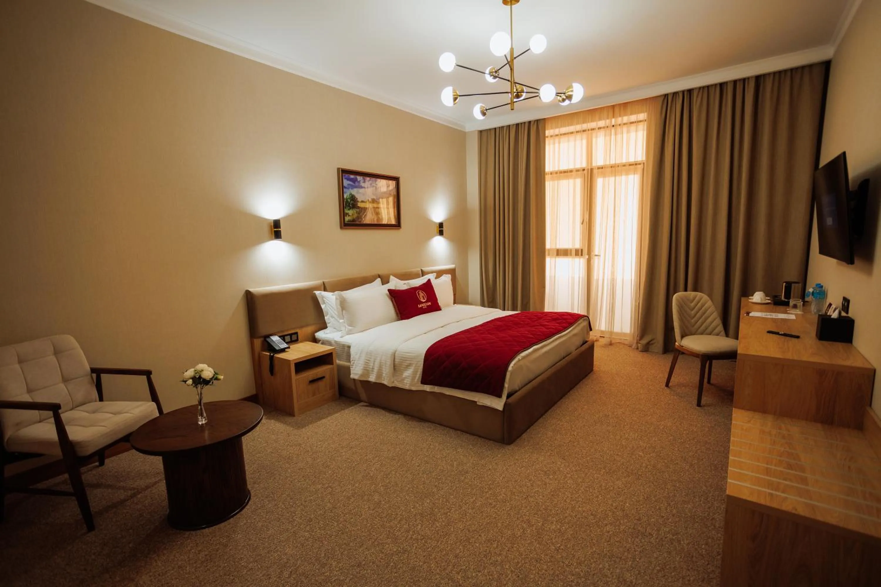 Photo of the whole room, Bed in Mardan Hotel