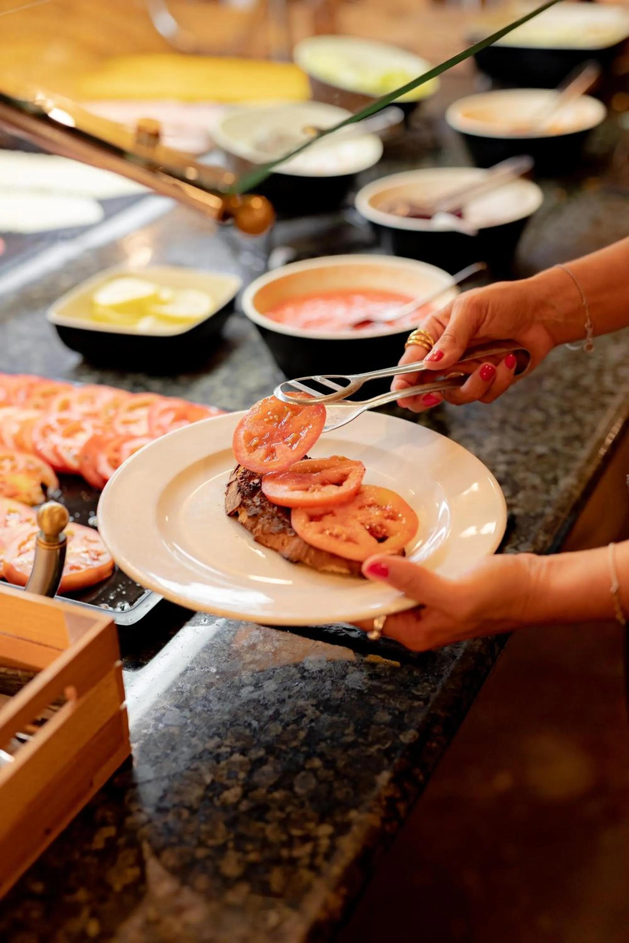 Buffet breakfast in tent Torremolinos