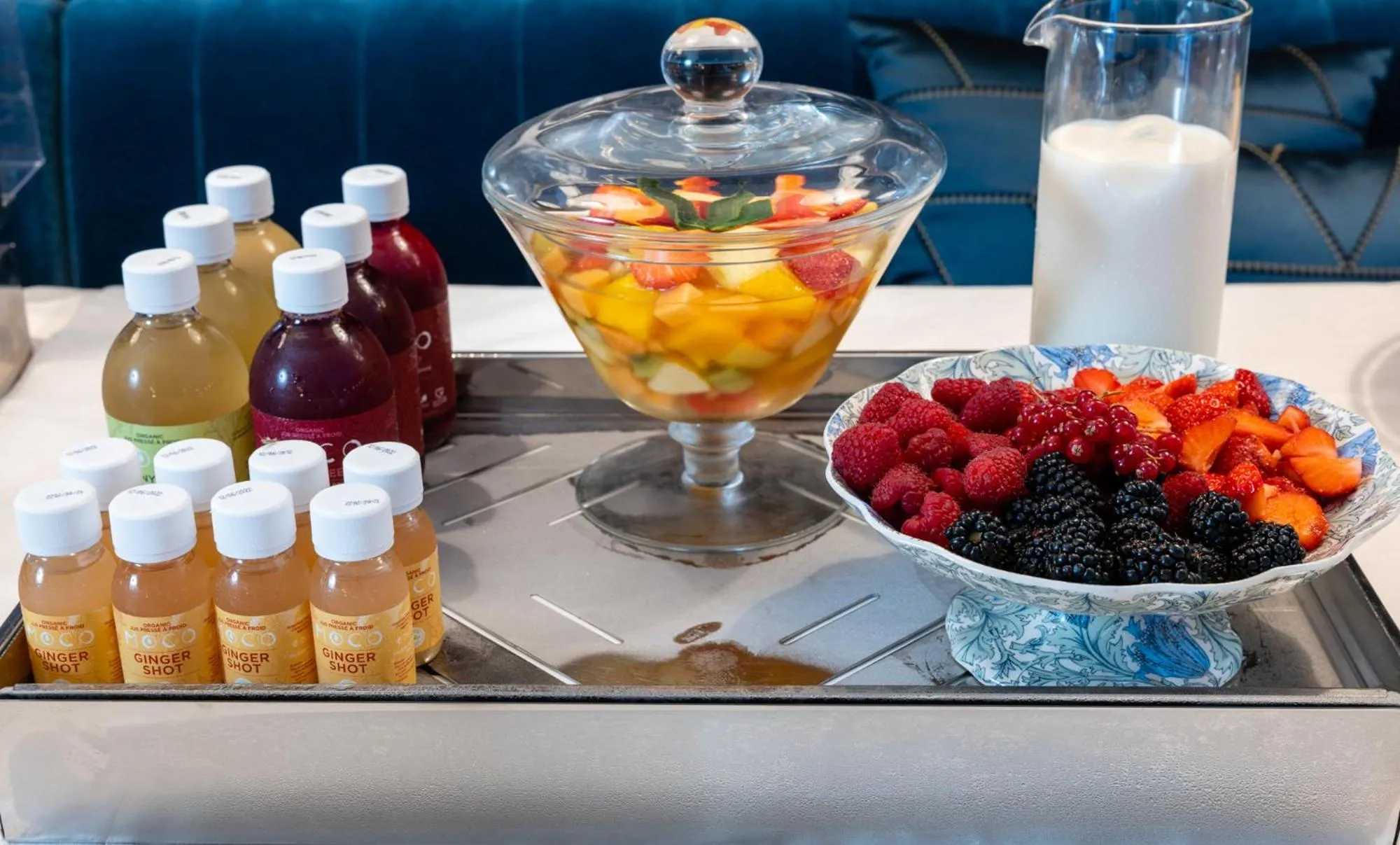 Buffet breakfast in Le Yaca Saint-Tropez