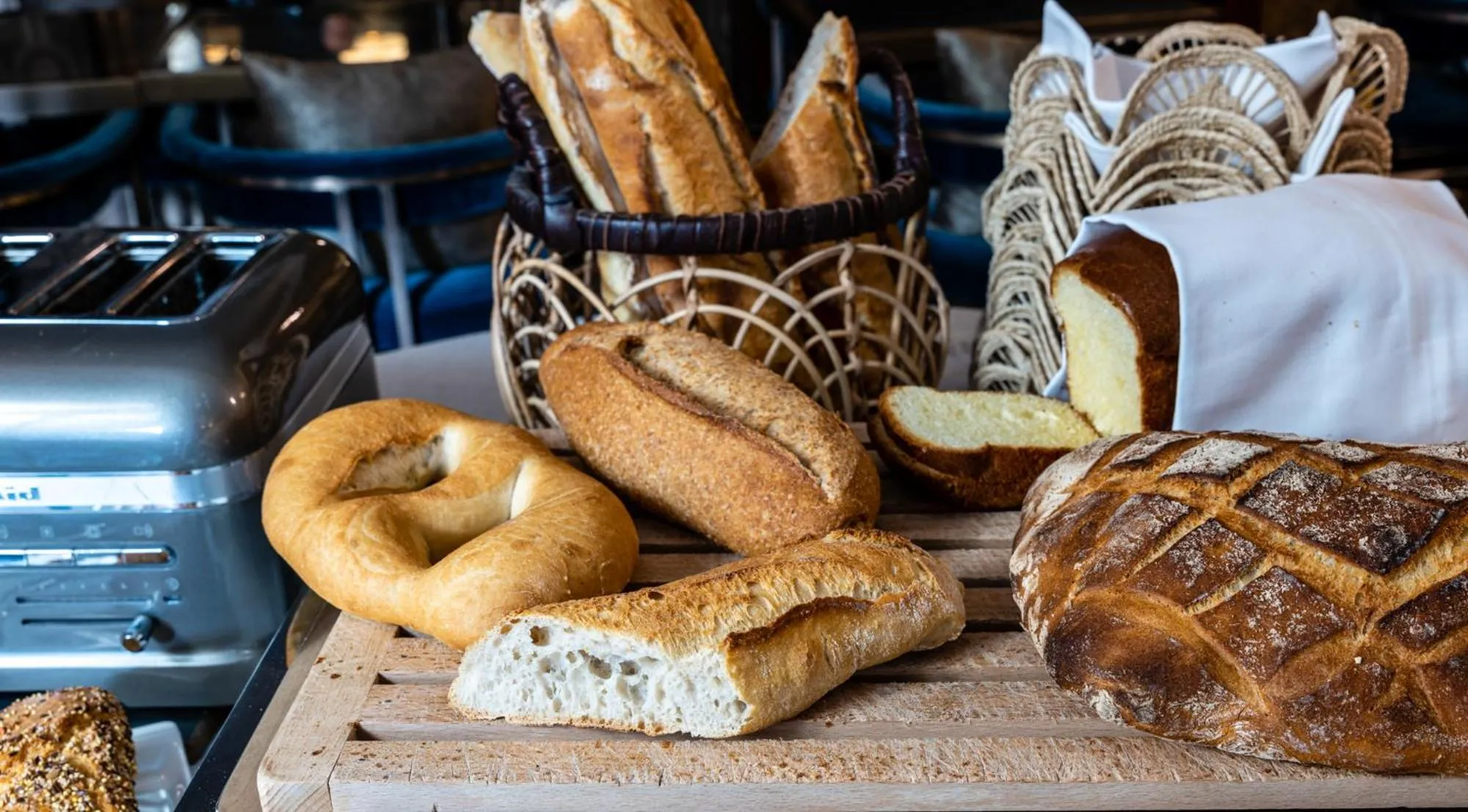 Buffet breakfast in Le Yaca Saint-Tropez