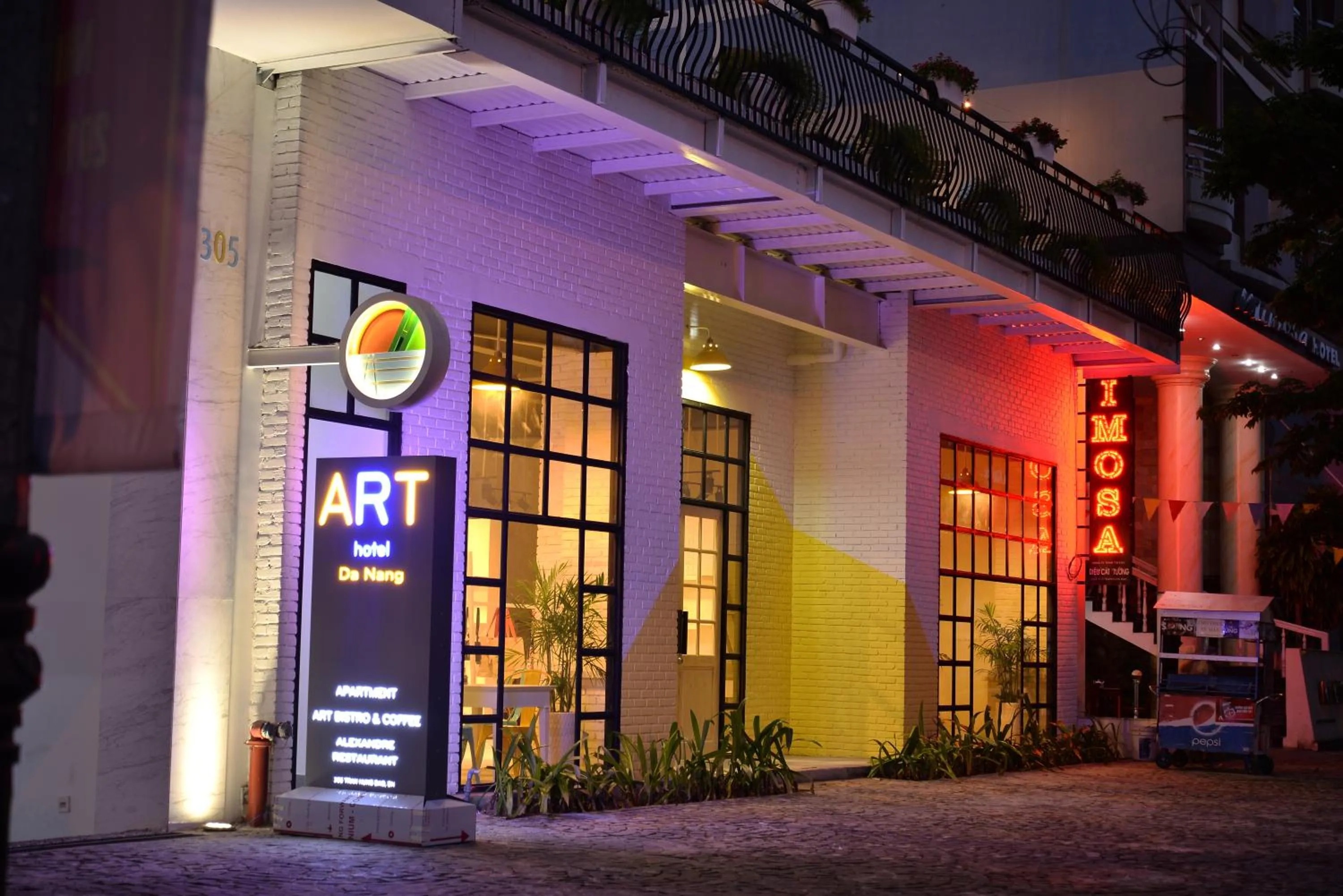 Facade/entrance in Palmier Hotel - Art House Da Nang