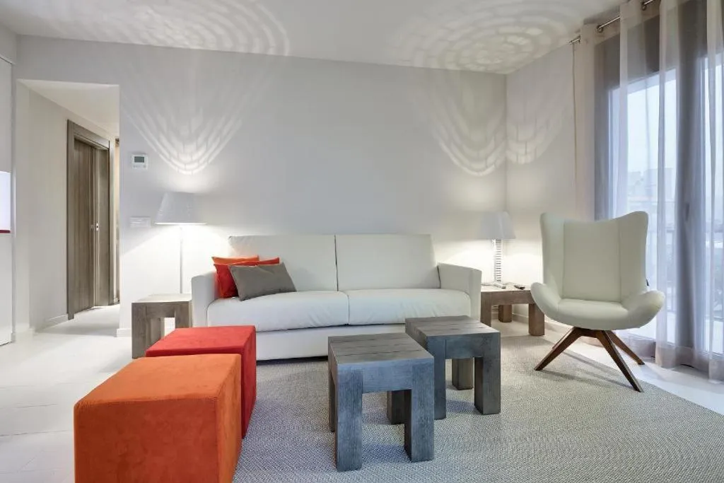 Living room, Bed in 1935 Hotel Boutique & Apartments - Adults Only