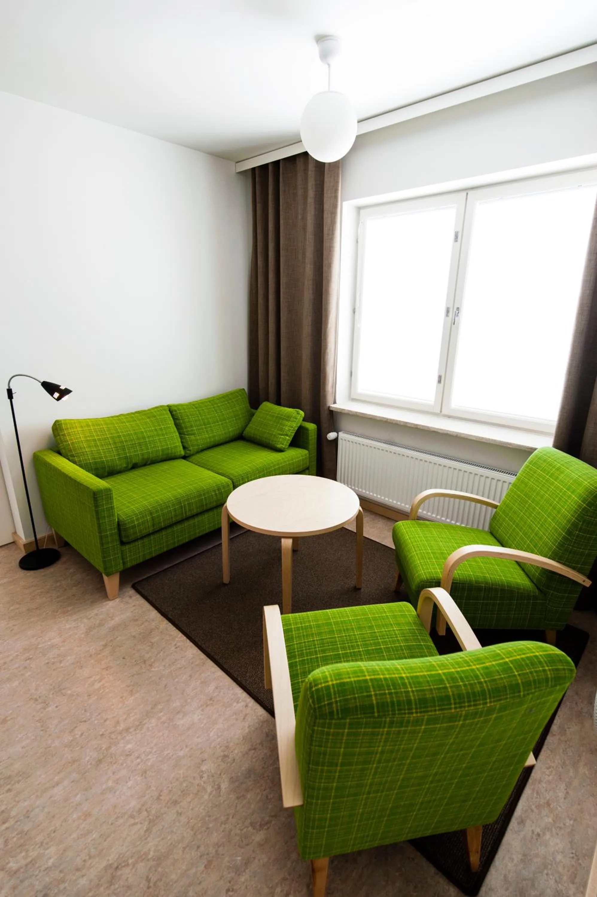 Living room in Töölö Towers
