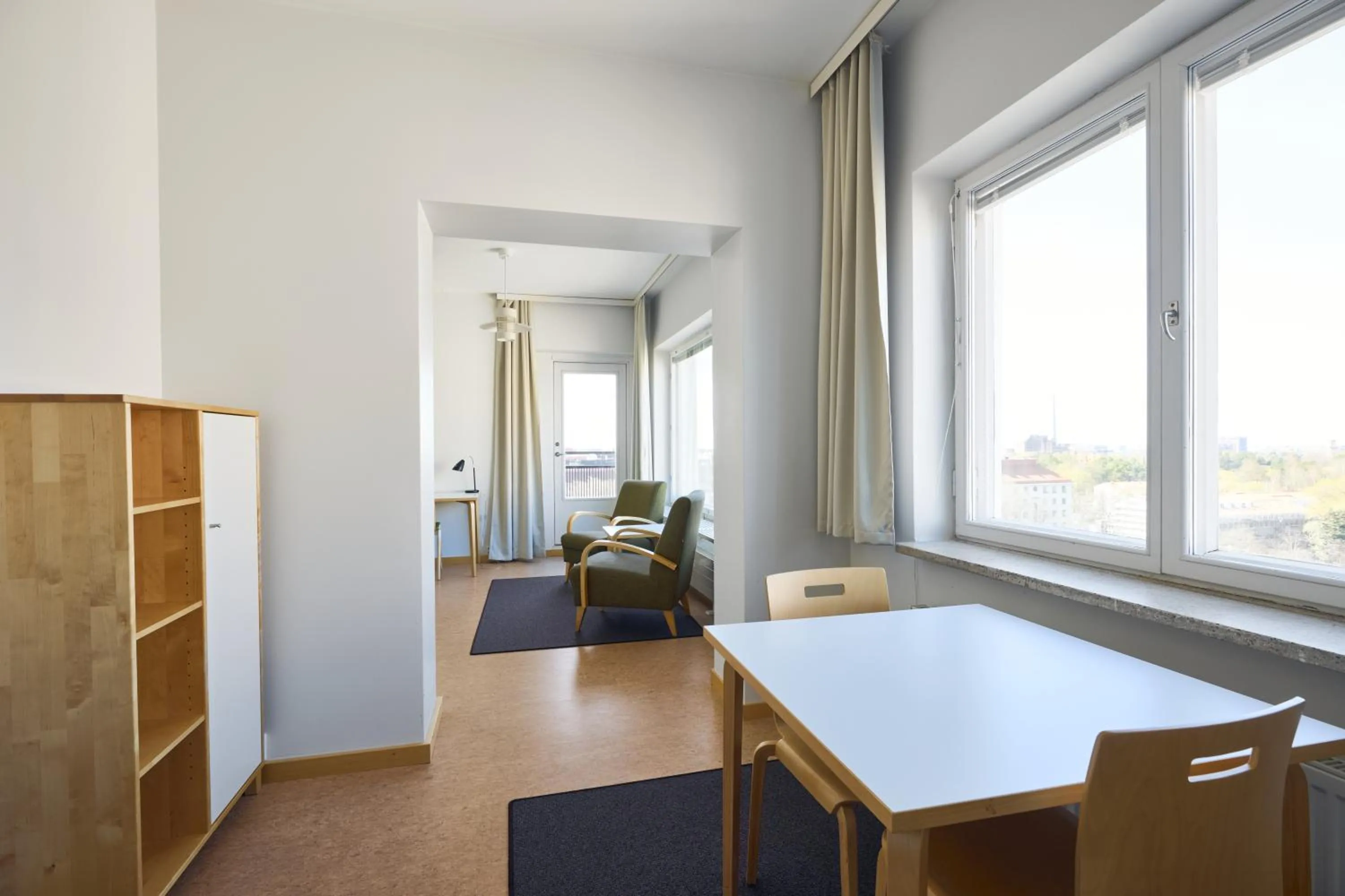 Living room in Töölö Towers