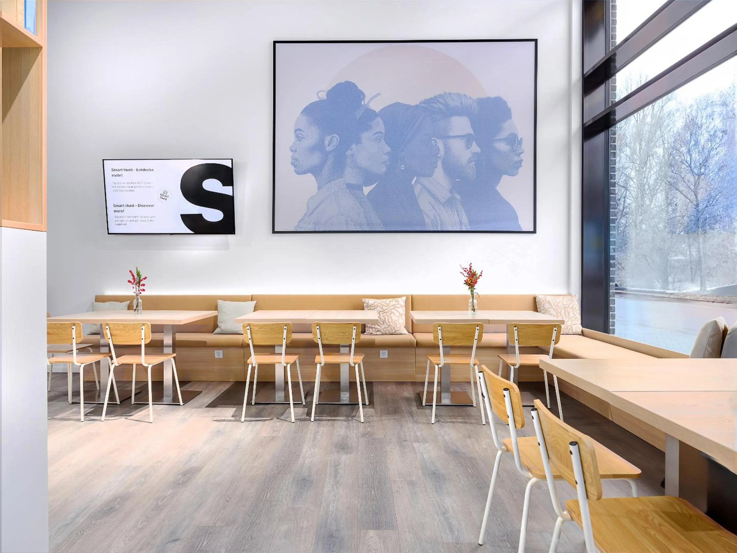 Lobby or reception in smartments Hamburg Hamm