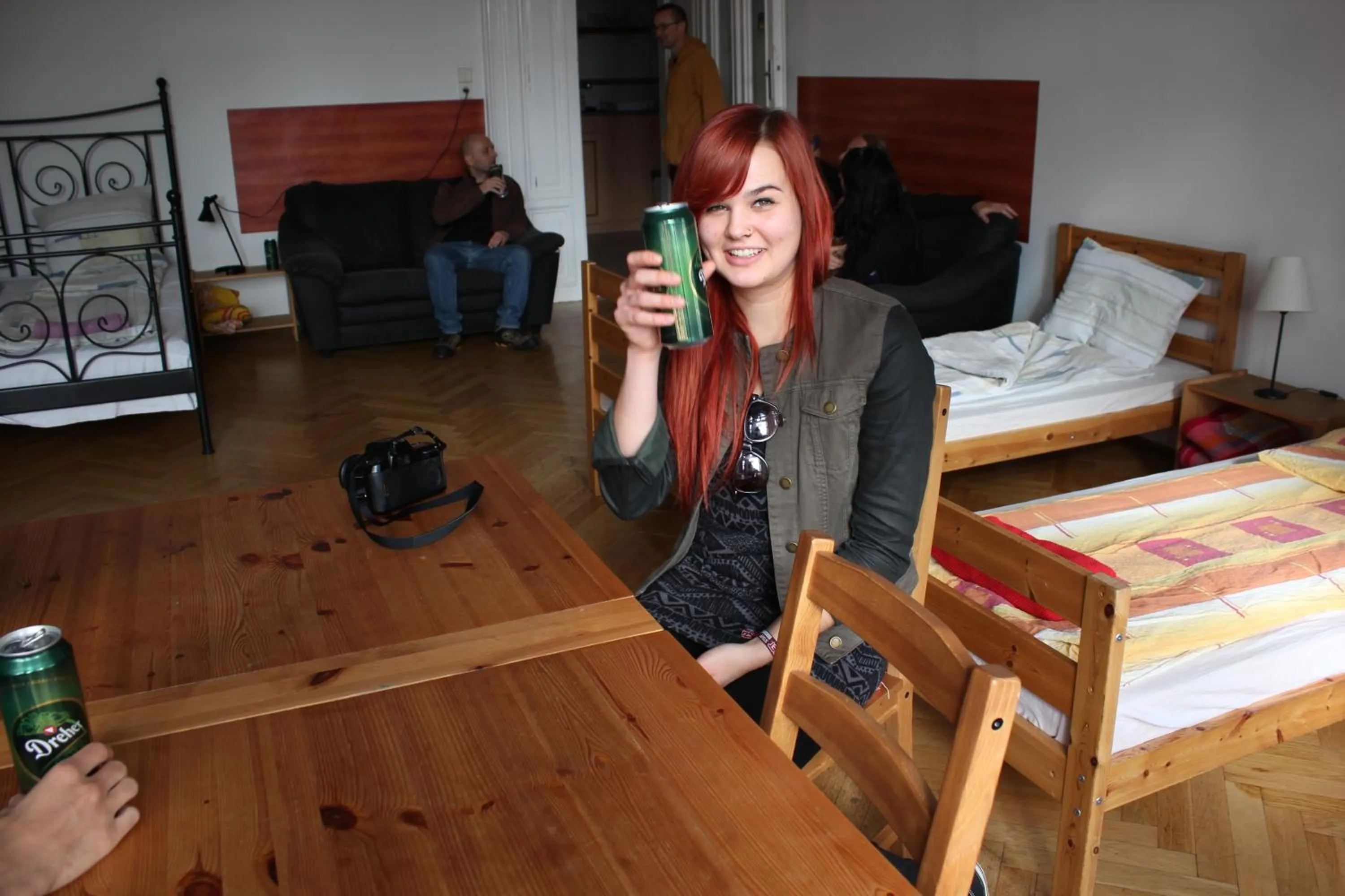 Dining area in Pal's Hostel and Apartments