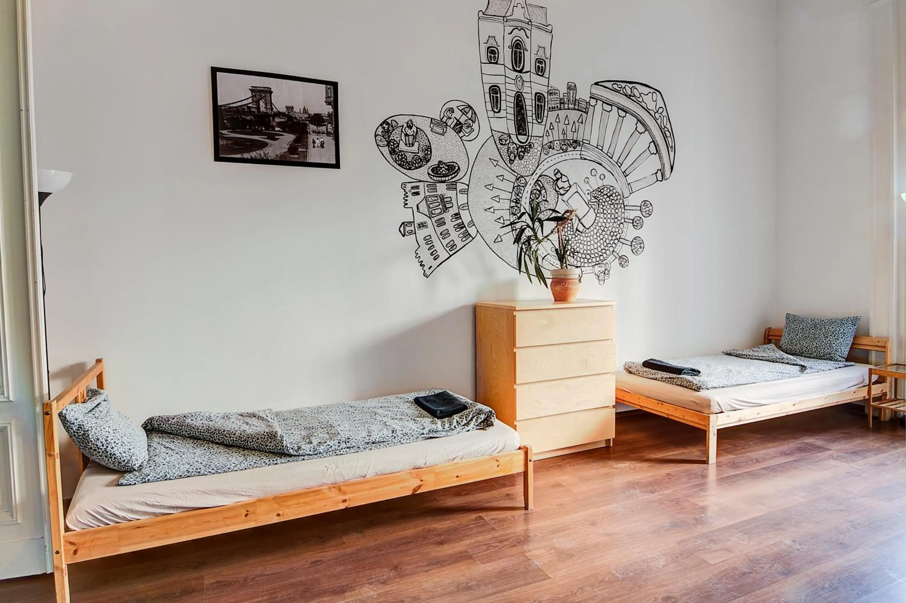 Bed in Pal's Hostel and Apartments