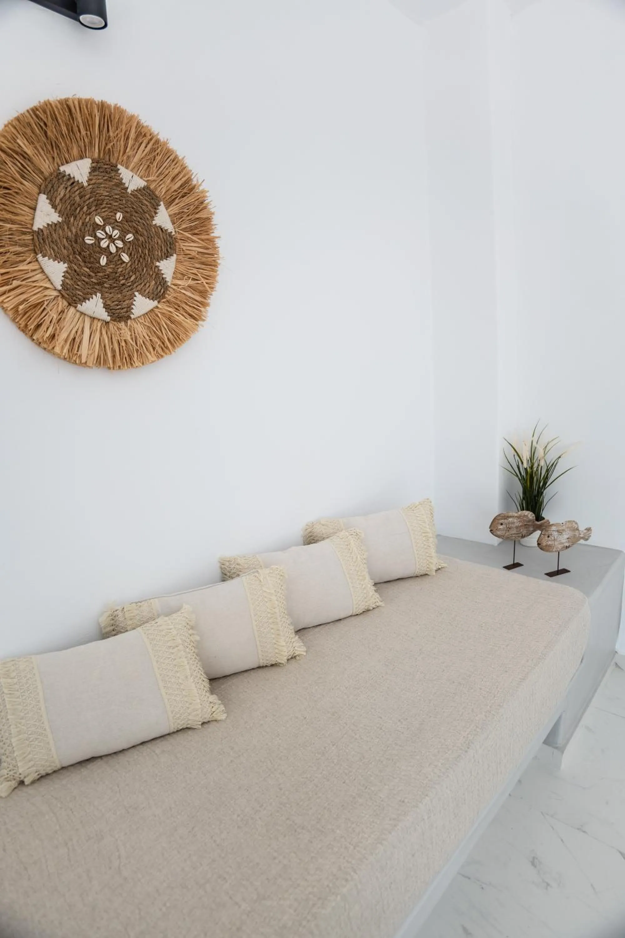 Living room, Bed in Kýma Perissa