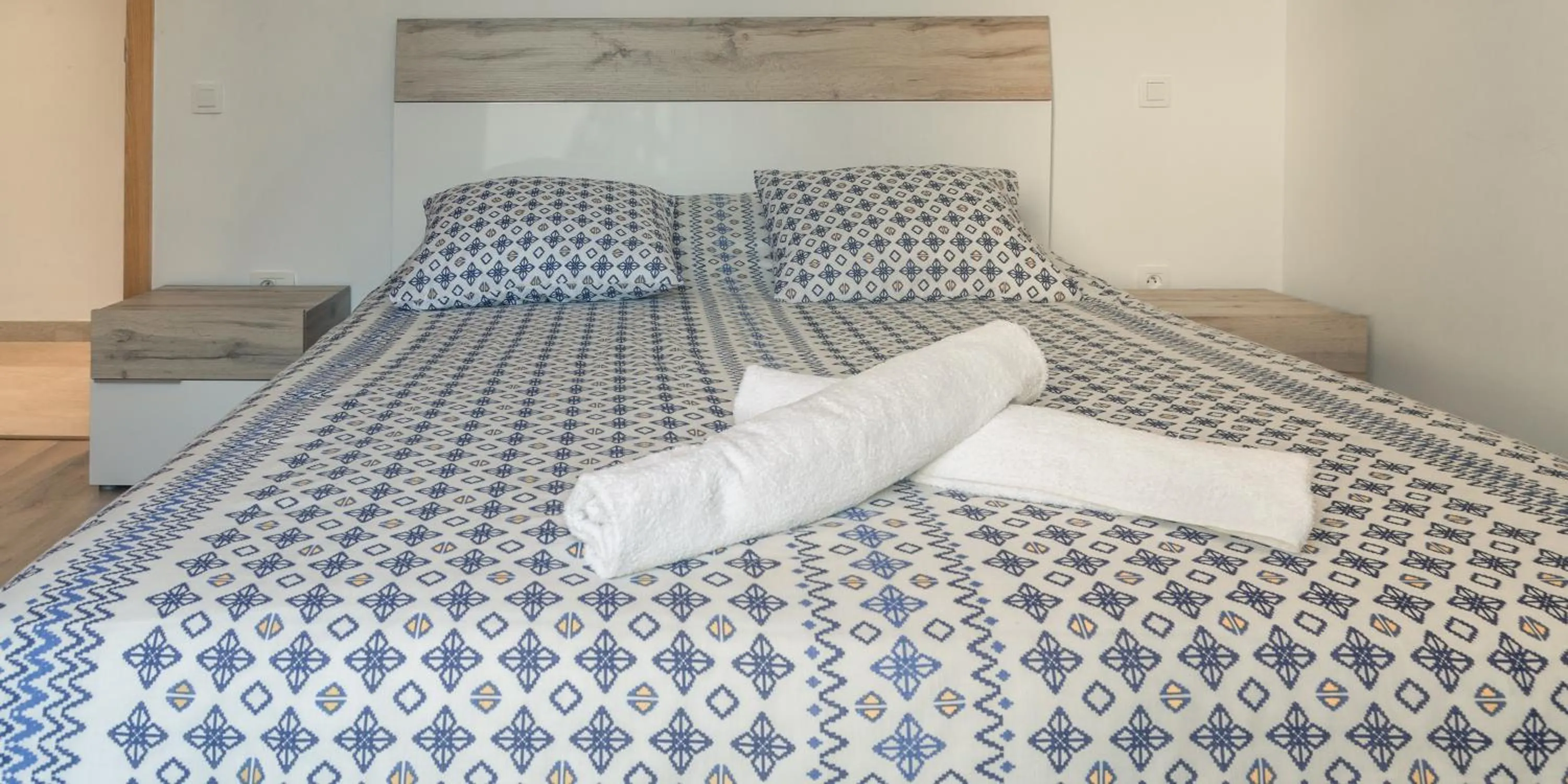 Bed in Marina Rabat Suites & Apartments