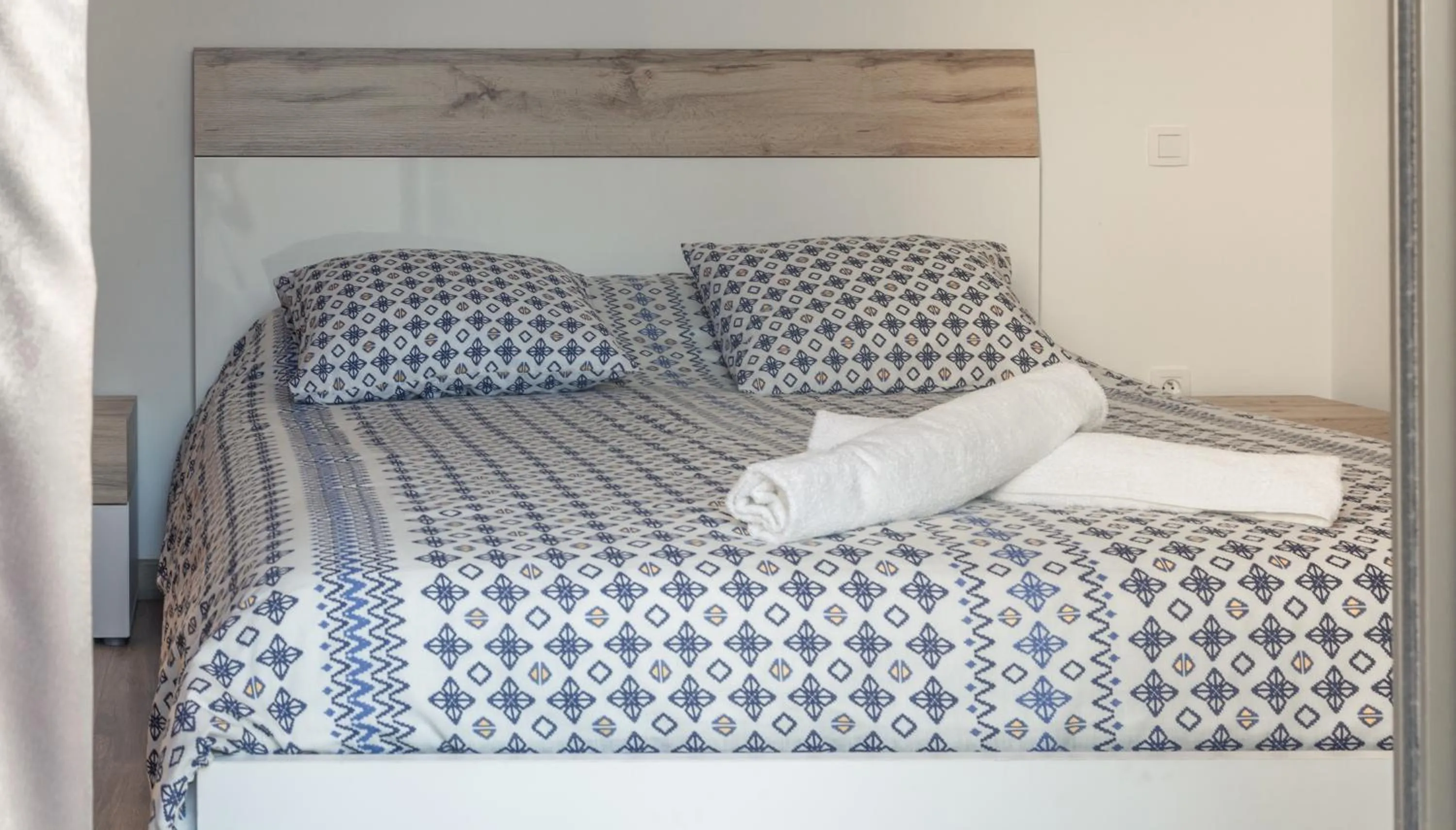 Bed in Marina Rabat Suites & Apartments