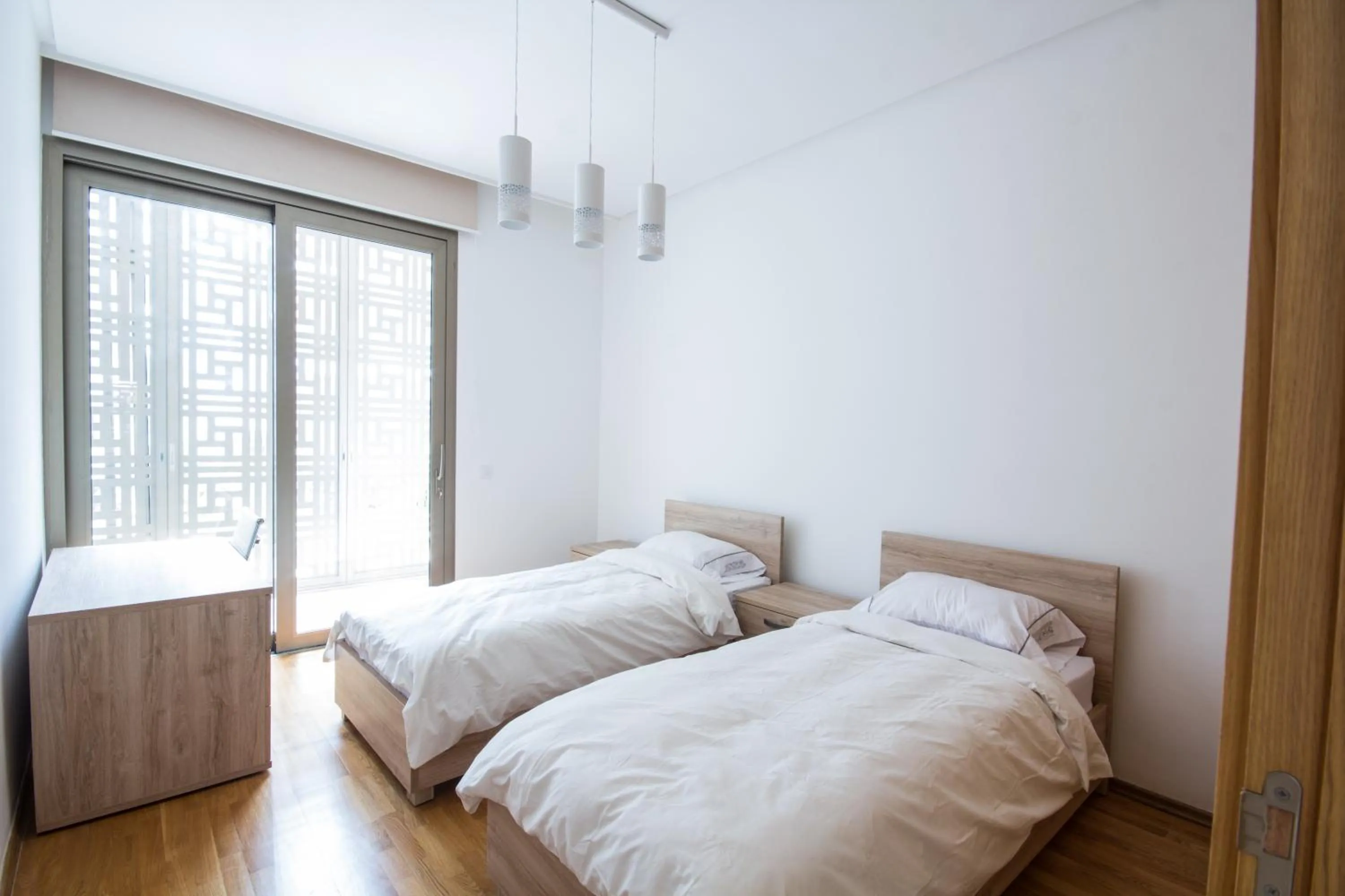 Bed in Marina Rabat Suites & Apartments