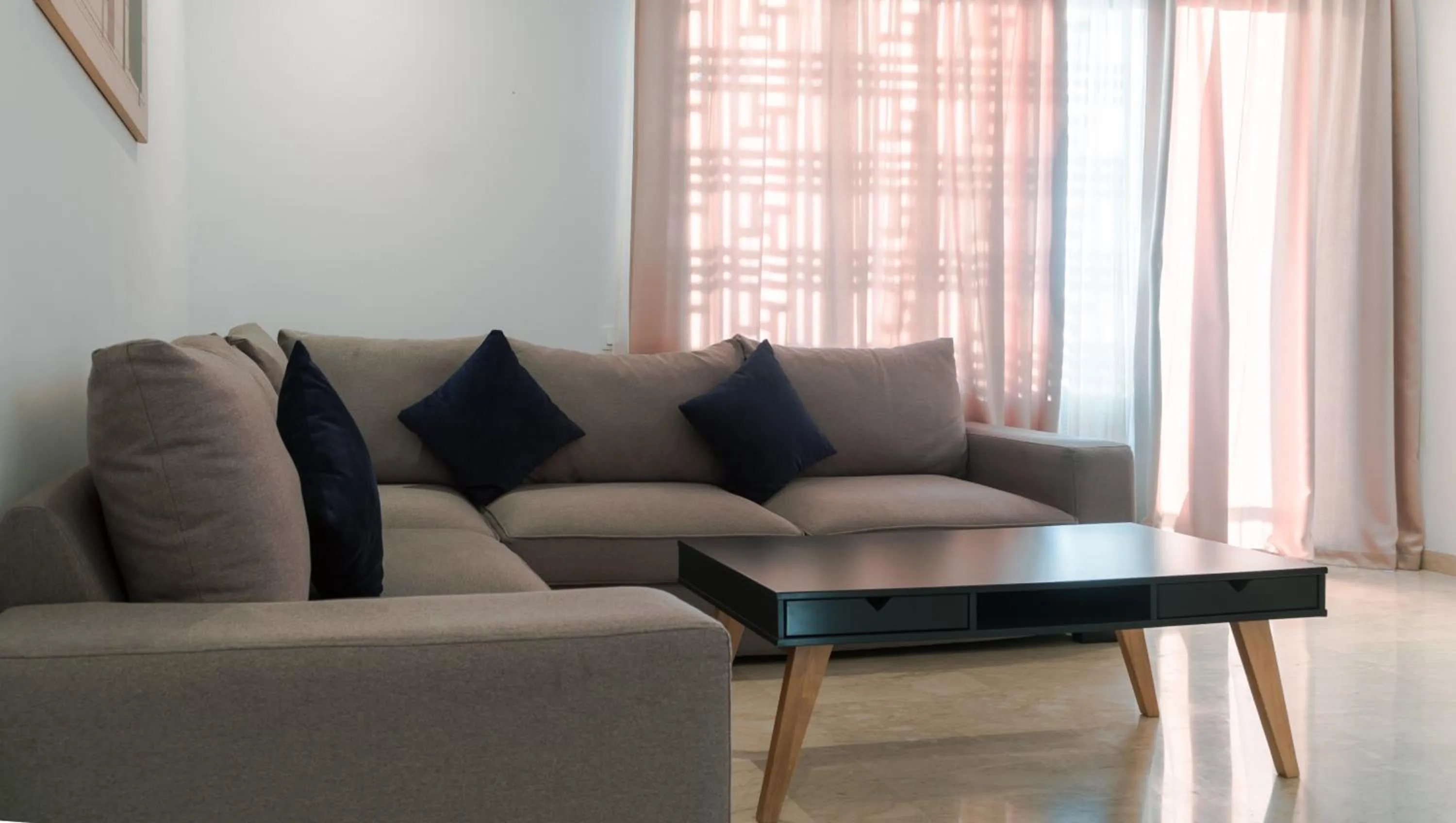Living room in Marina Rabat Suites & Apartments