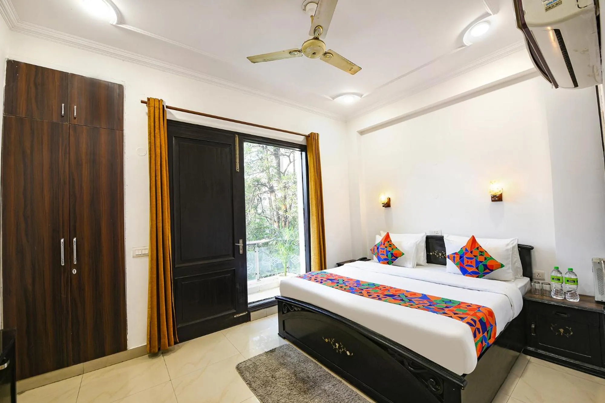 Bedroom, Bed in FabHotel Velvet Suites Near Millennium City Centre Gurugram