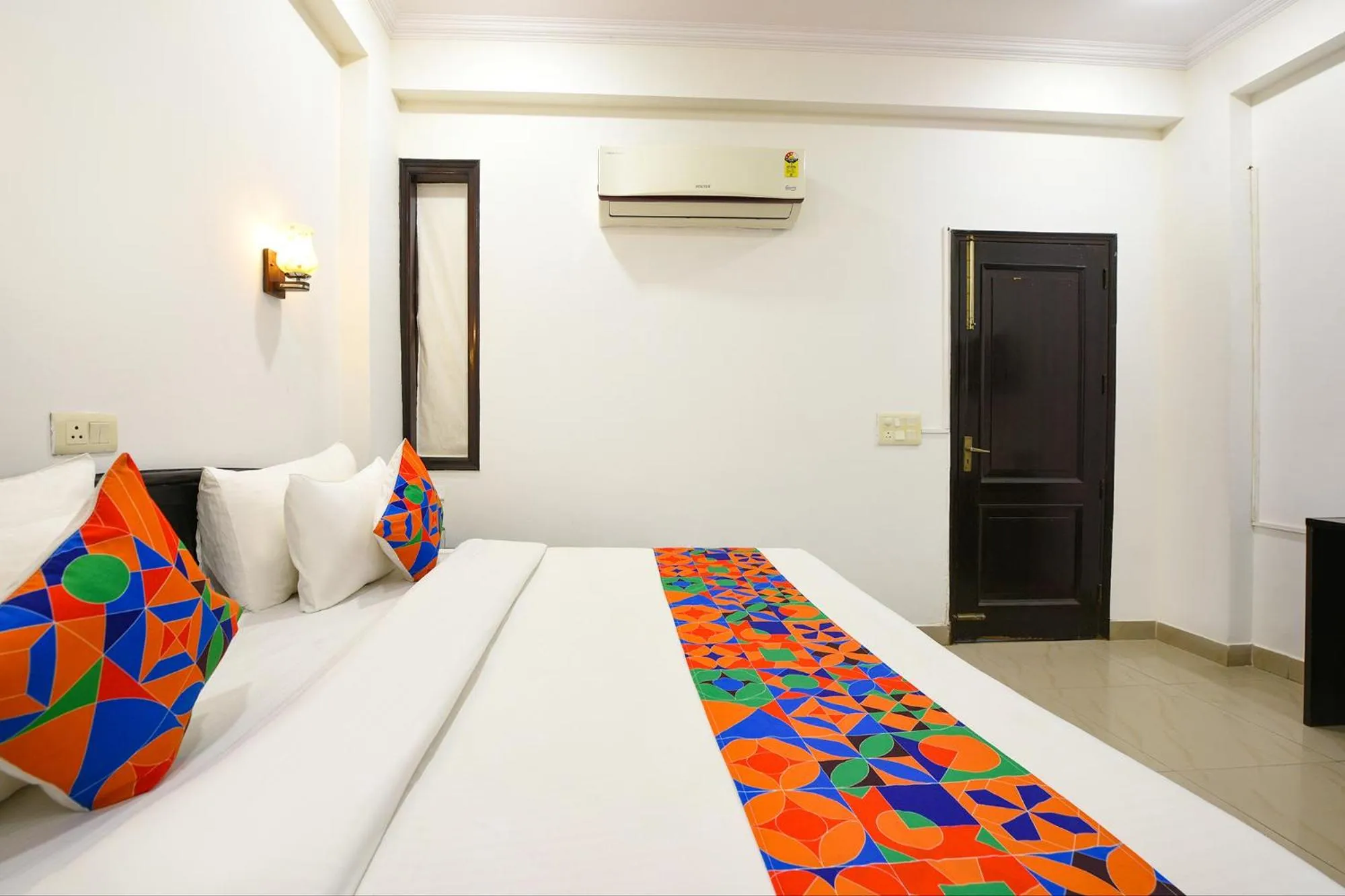 Bedroom, Bed in FabHotel Velvet Suites Near Millennium City Centre Gurugram