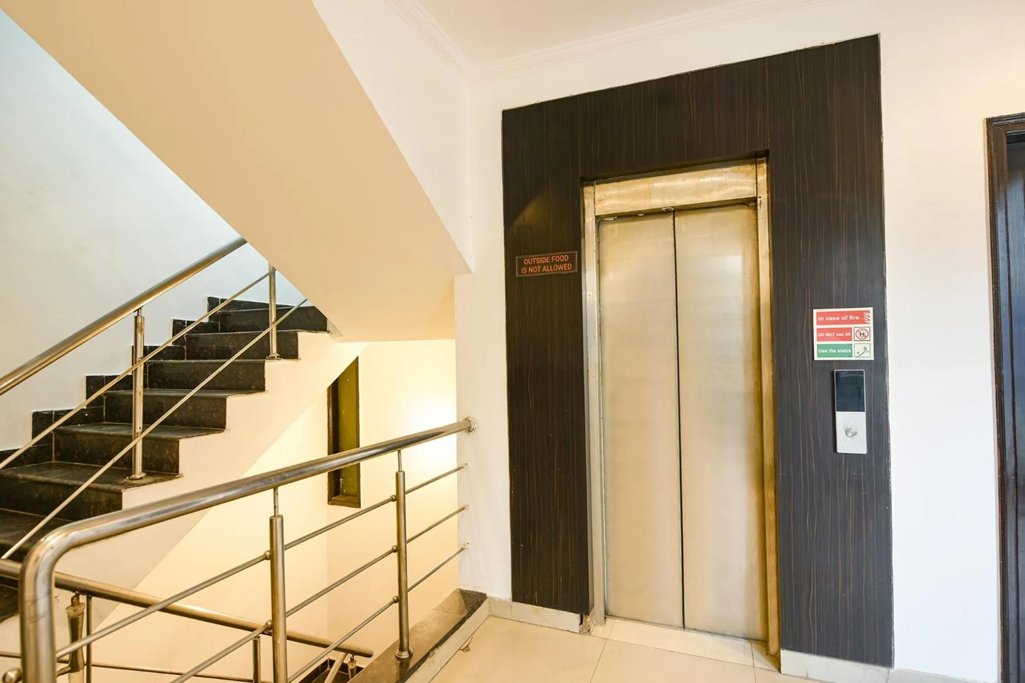 elevator in FabHotel Velvet Suites Near Millennium City Centre Gurugram