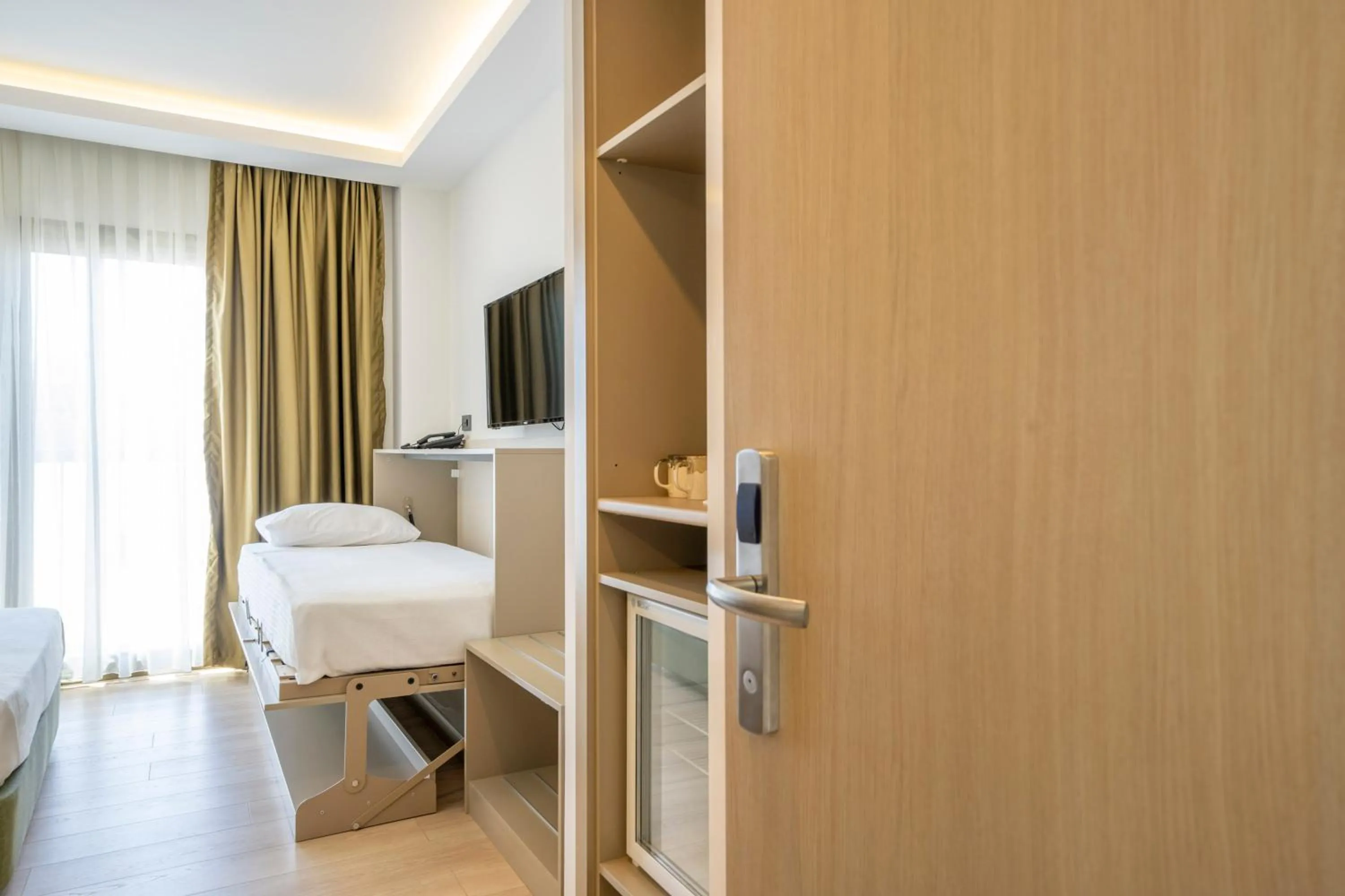 Bed in Olive Tree Hotel Bodrum