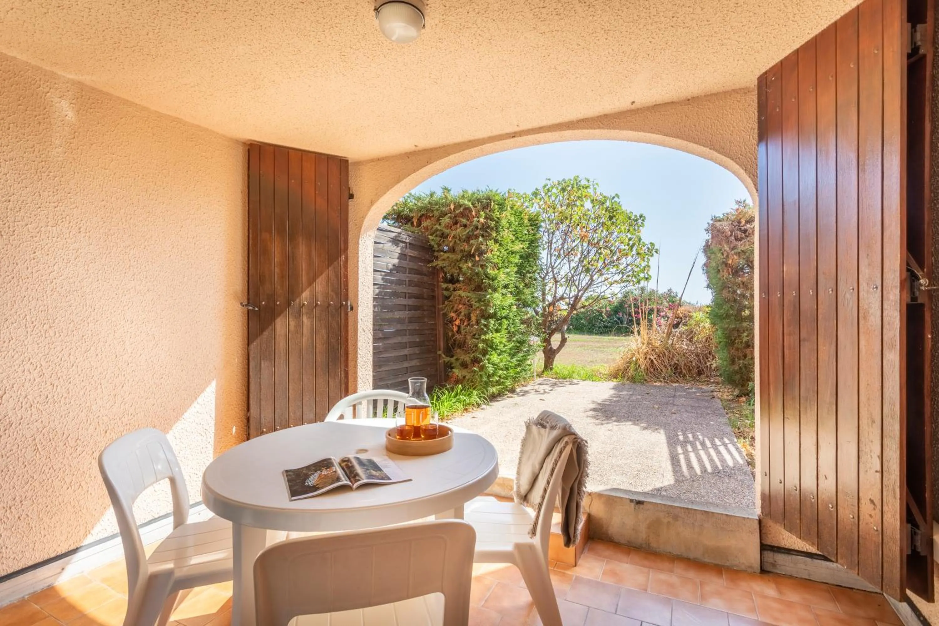 Patio in Résidence Pierre & Vacances Les Jardins de la Côte d'Azur