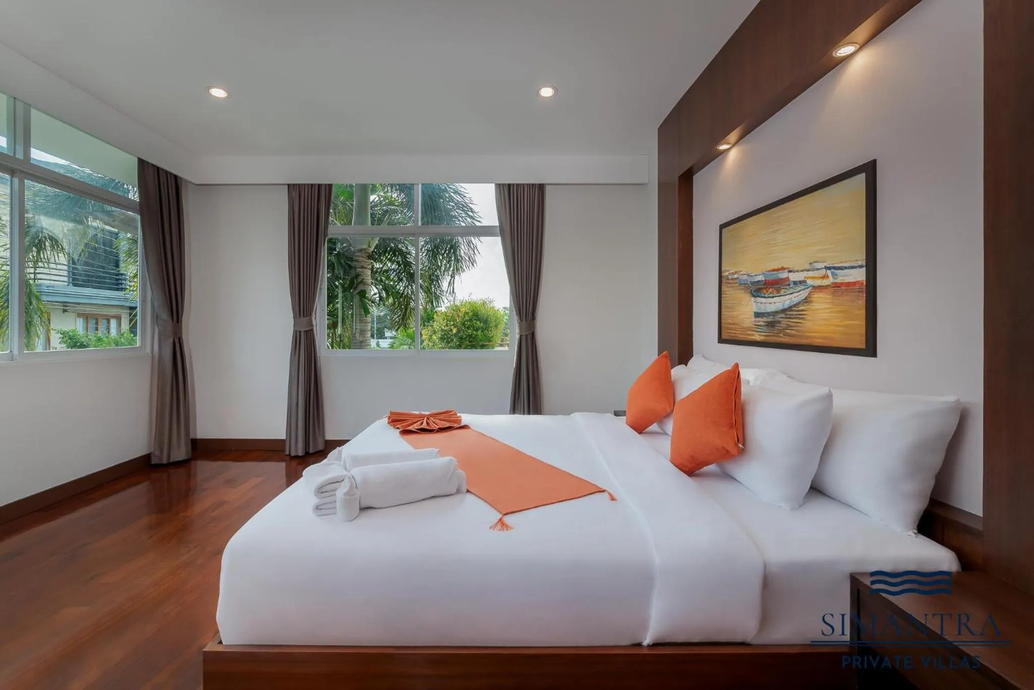 Bedroom, Bed in Simantra Private Villas