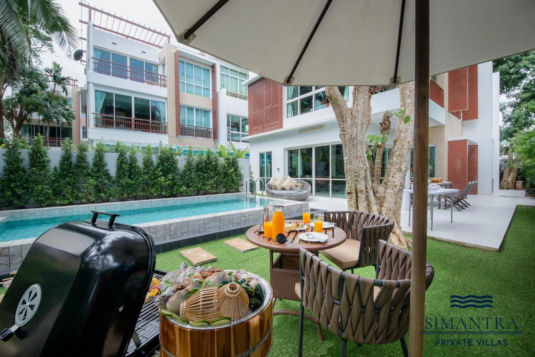 Patio in Simantra Private Villas