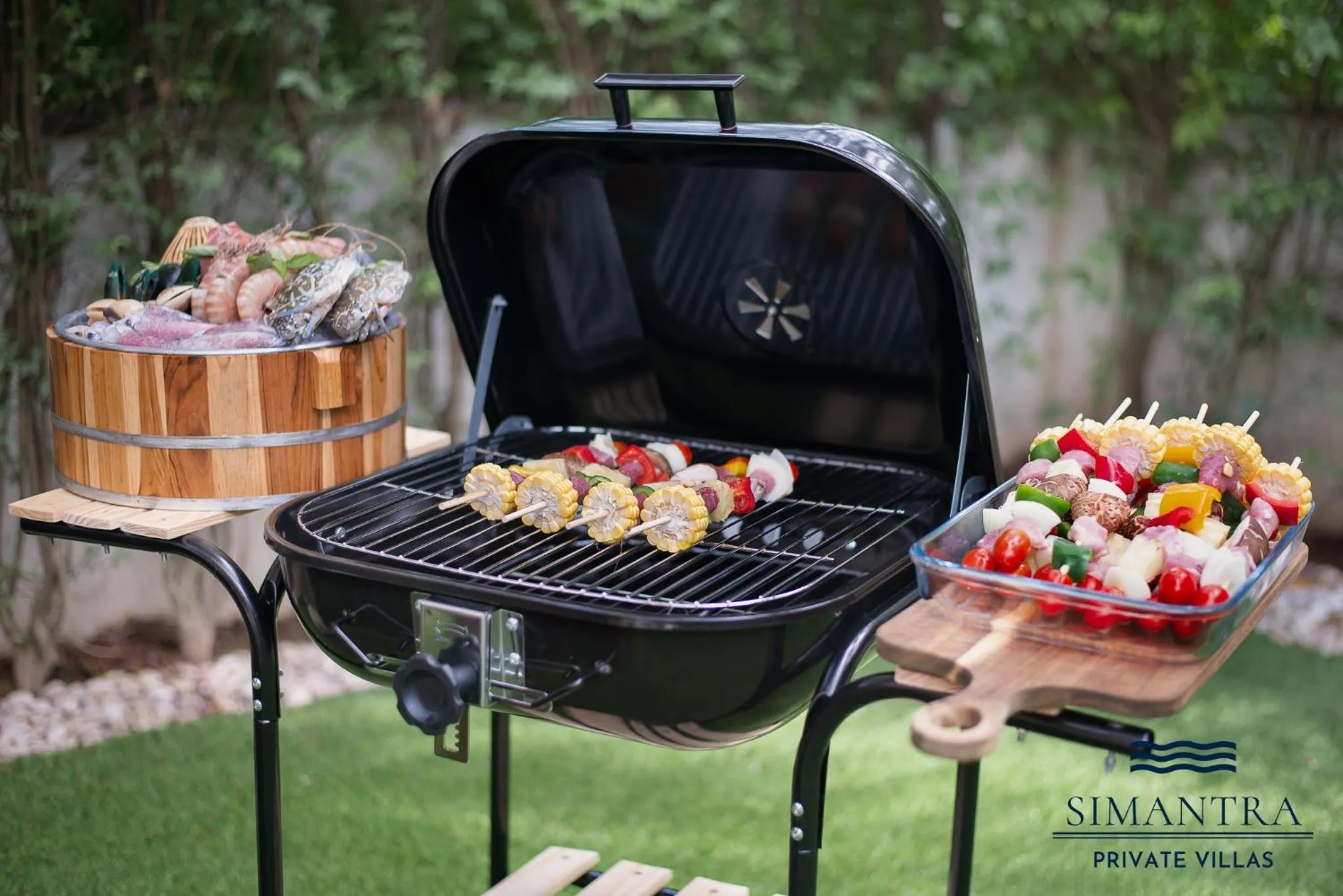 BBQ facilities in Simantra Private Villas