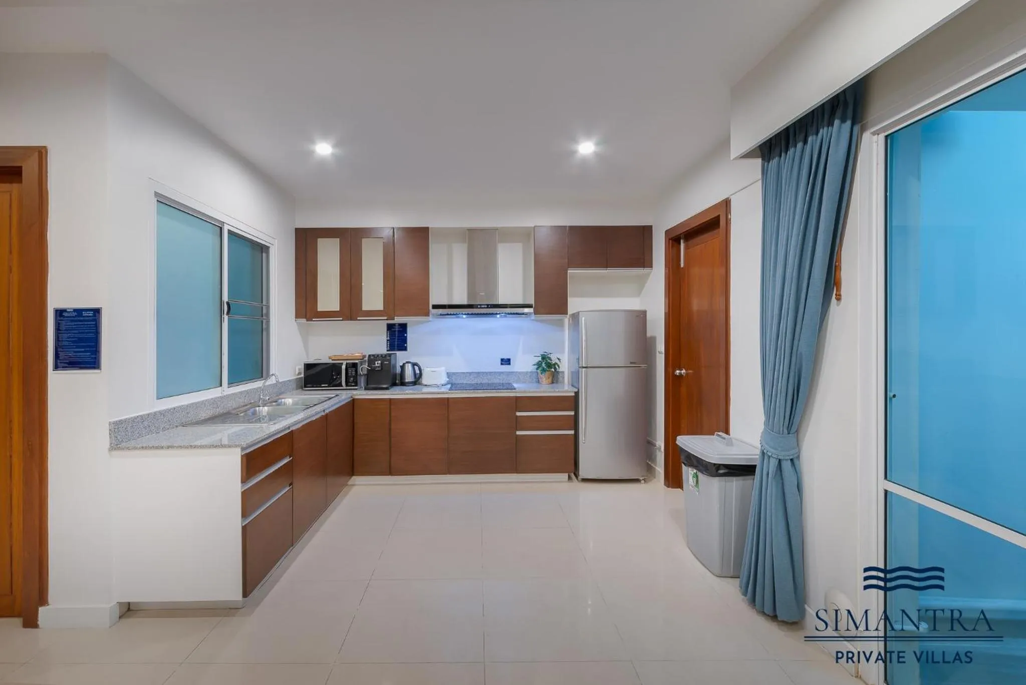 Kitchen or kitchenette in Simantra Private Villas