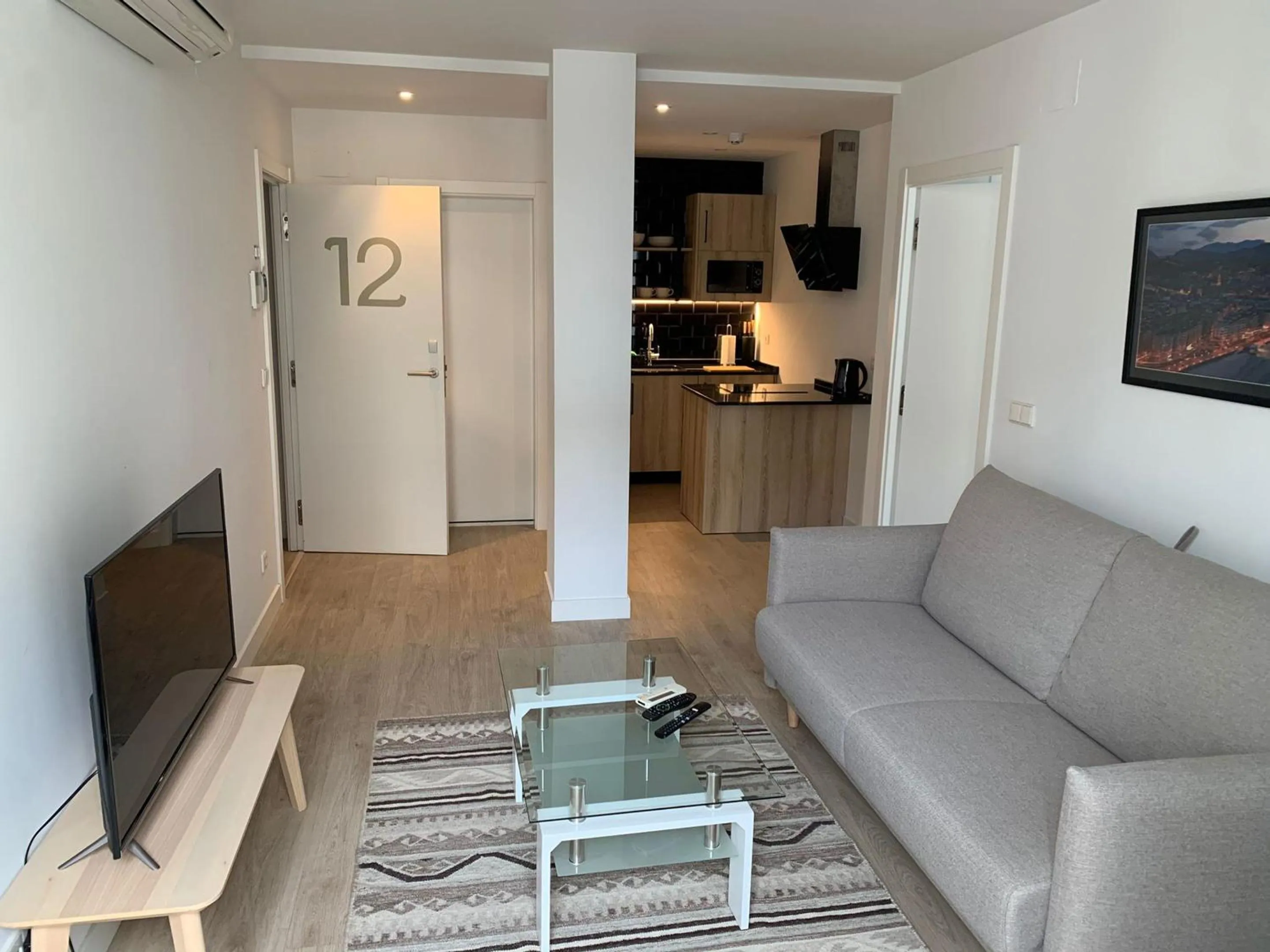 Kitchen or kitchenette in Pensión Sarriegi