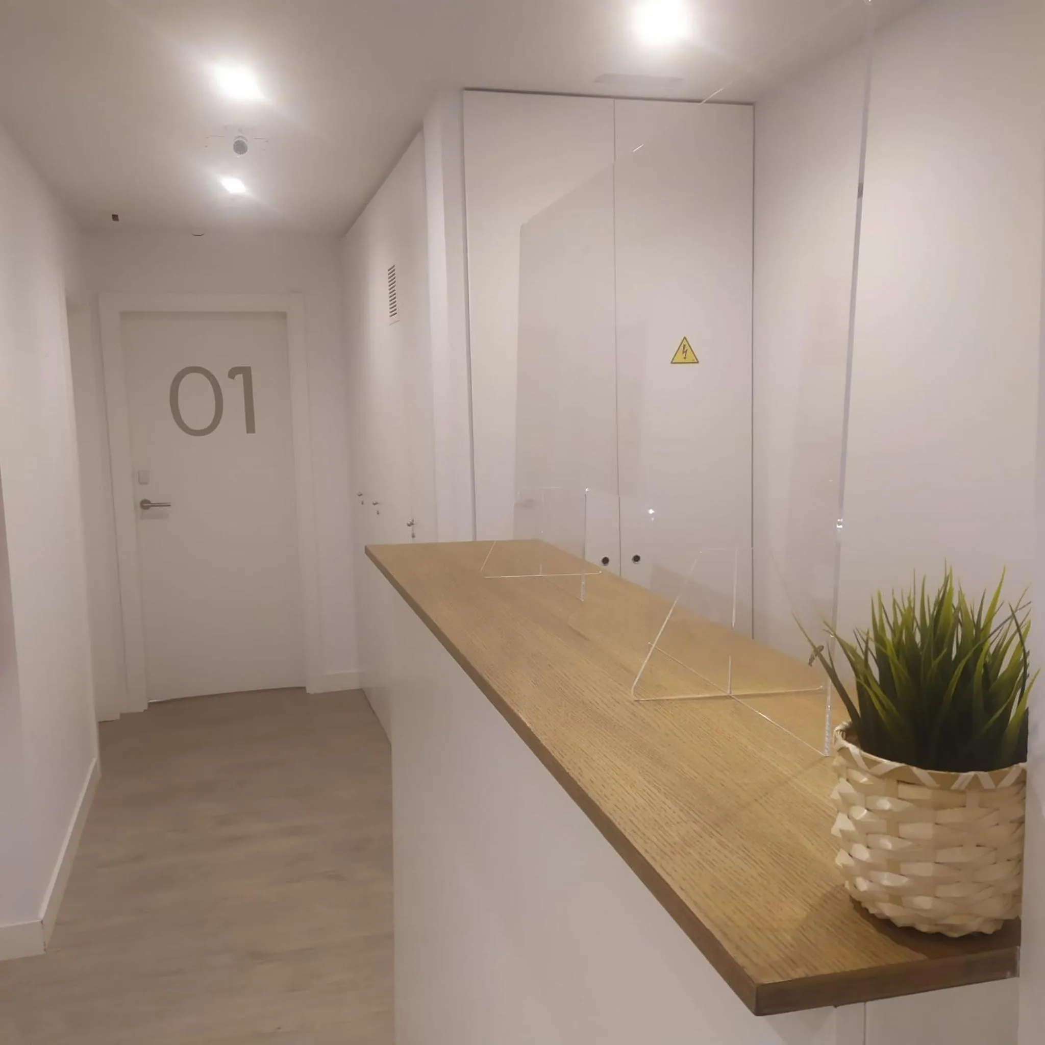 Lobby or reception in Pensión Sarriegi