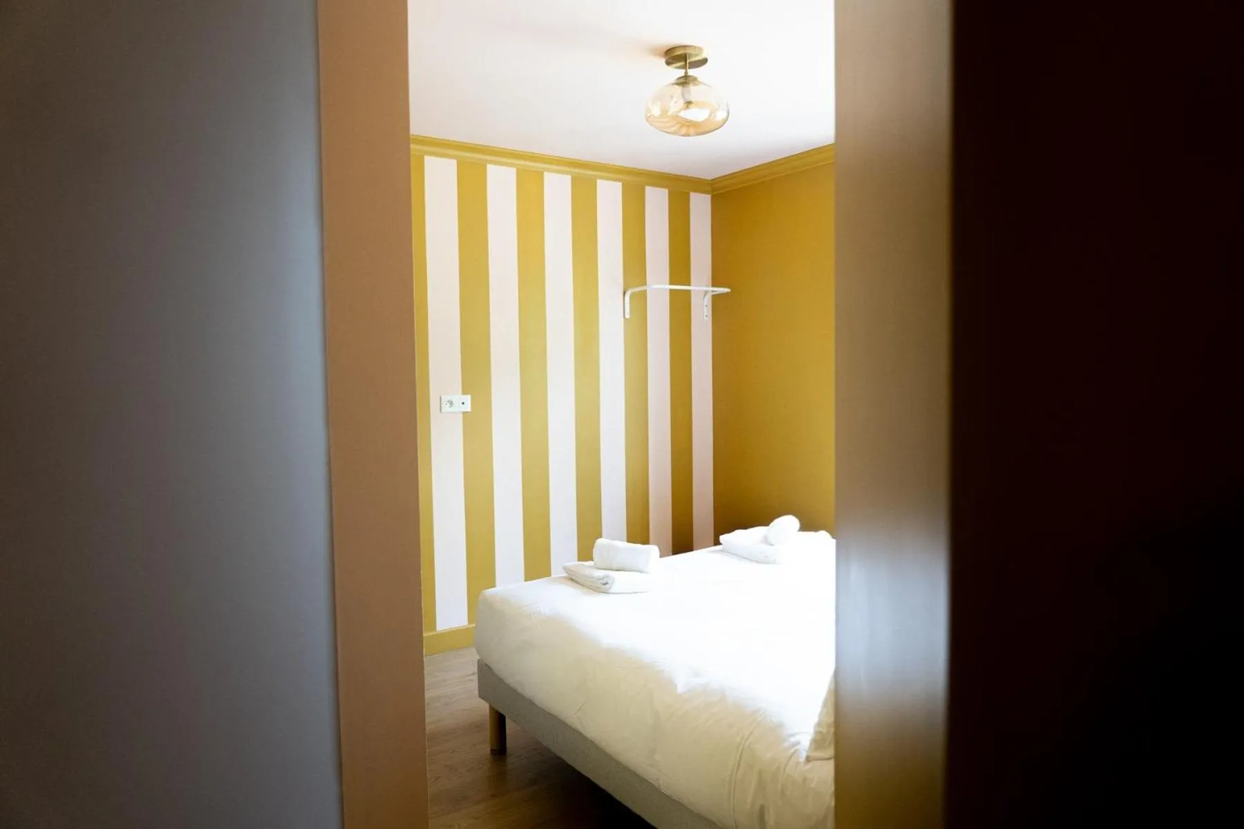 Bed in Hotel Bleu Soleil