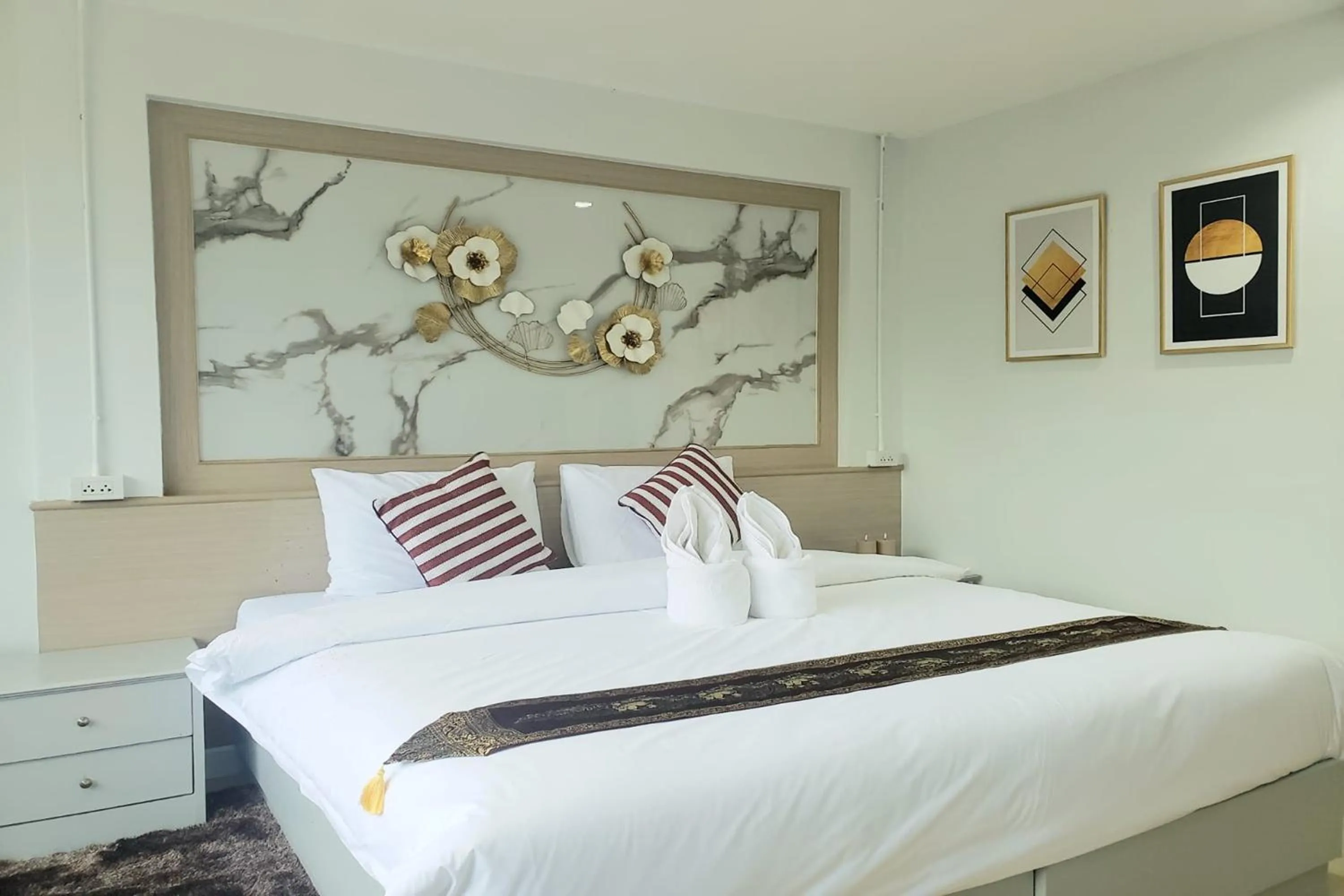 Bed in Jomtien Wave Residence