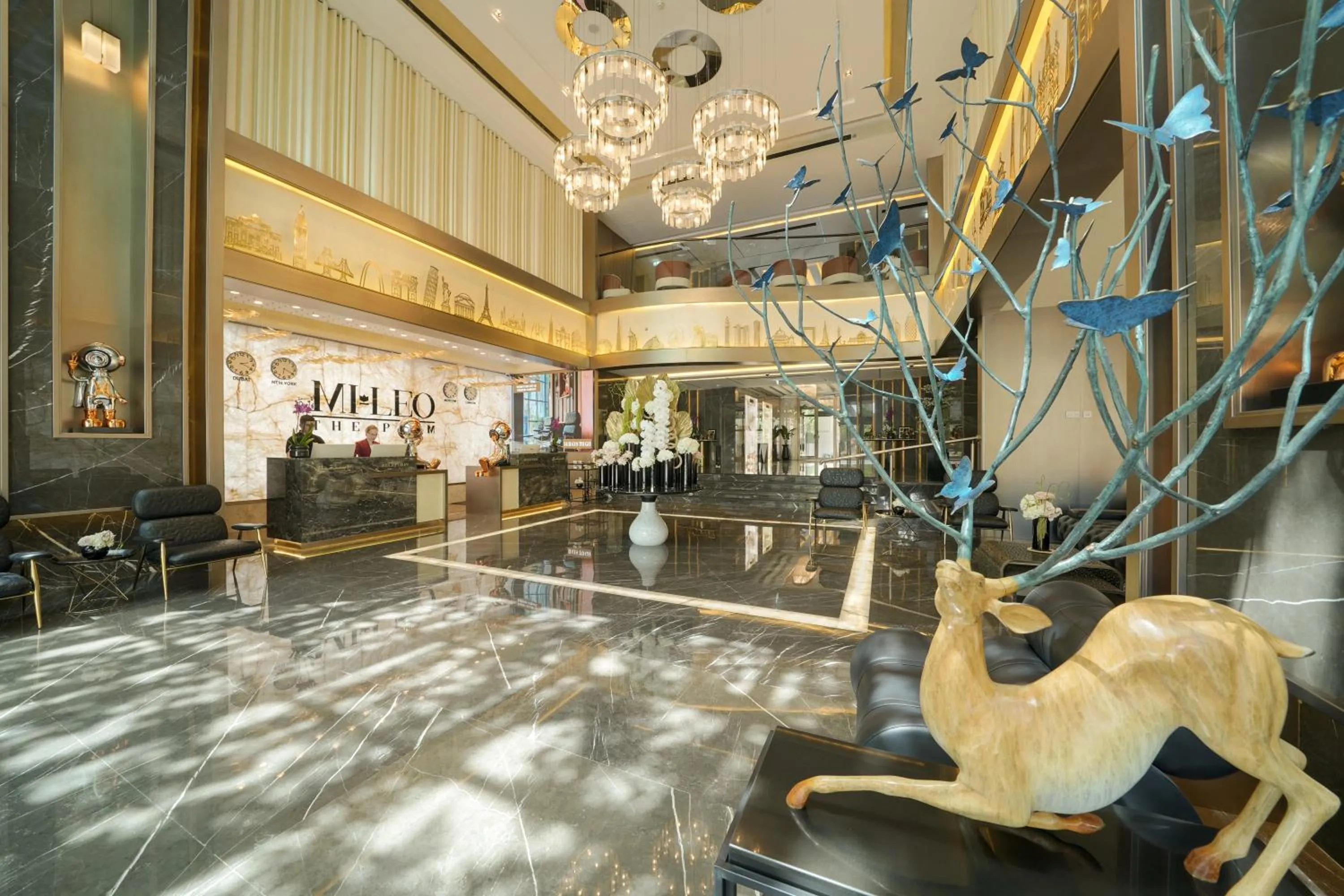 Lobby or reception in Mileo Hotel The Palm