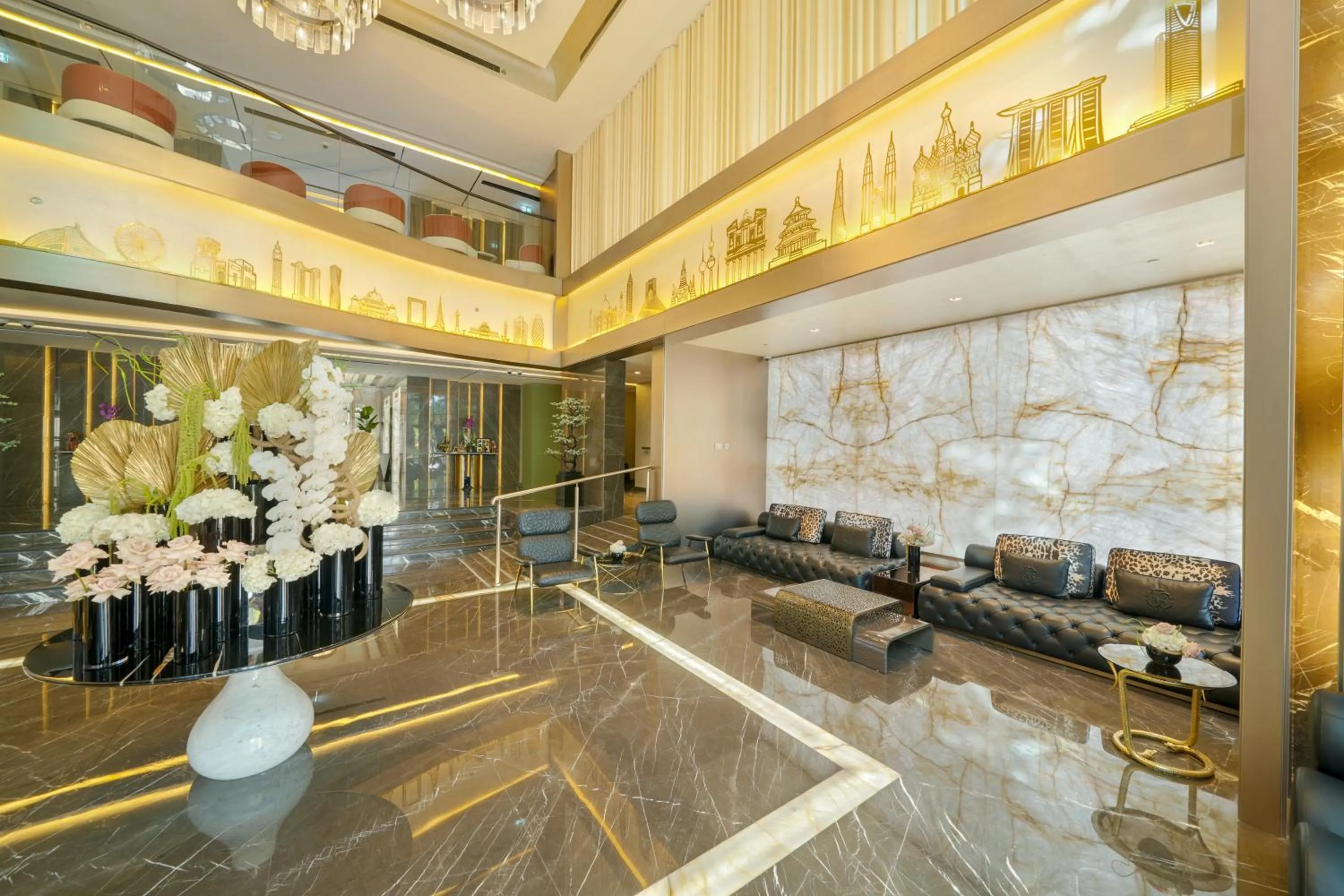 Lobby or reception in Mileo Hotel The Palm