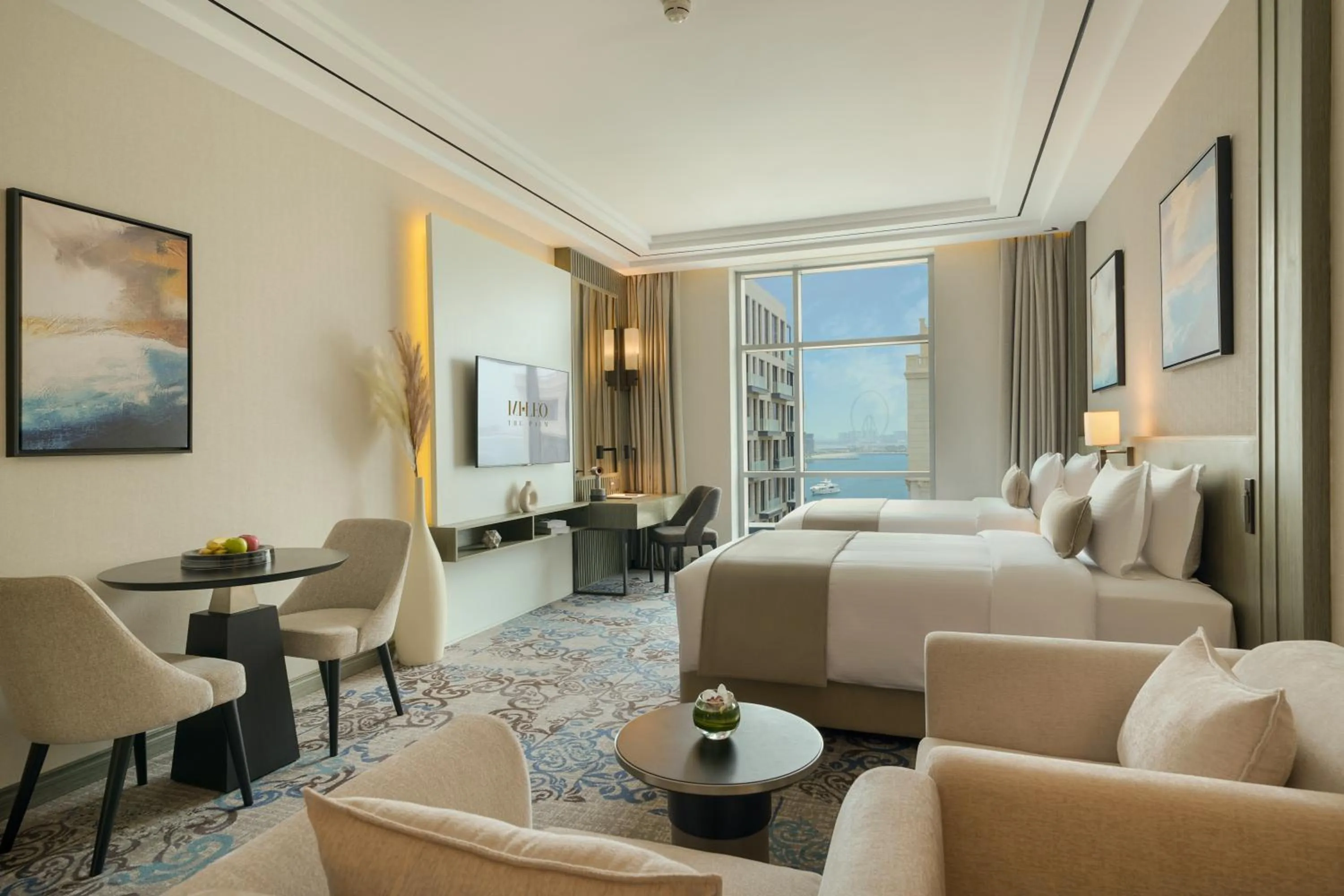 Bedroom, Bed in Mileo Hotel The Palm