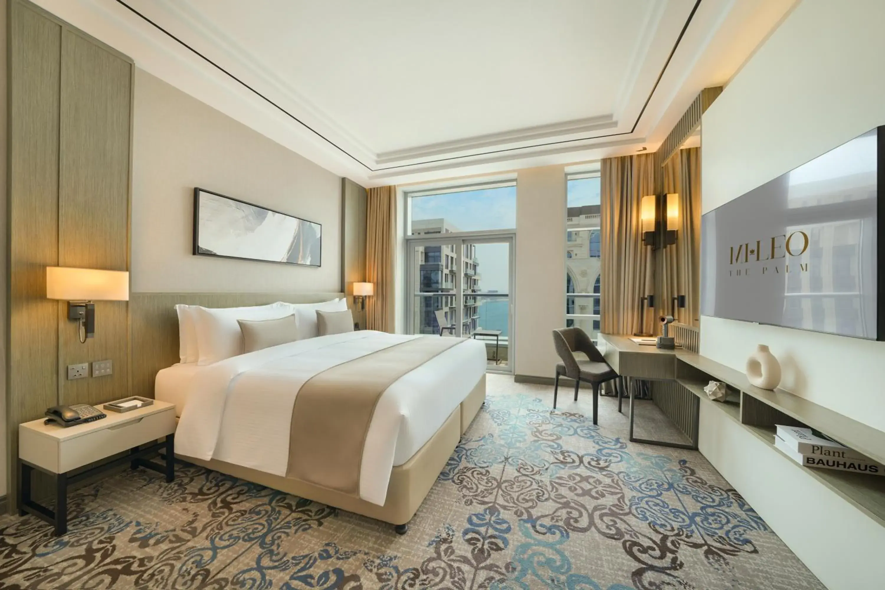 Deluxe Double Room with Side Sea View in Mileo Hotel The Palm Deluxe Double Room with Side Sea View in Mileo Hotel The Palm