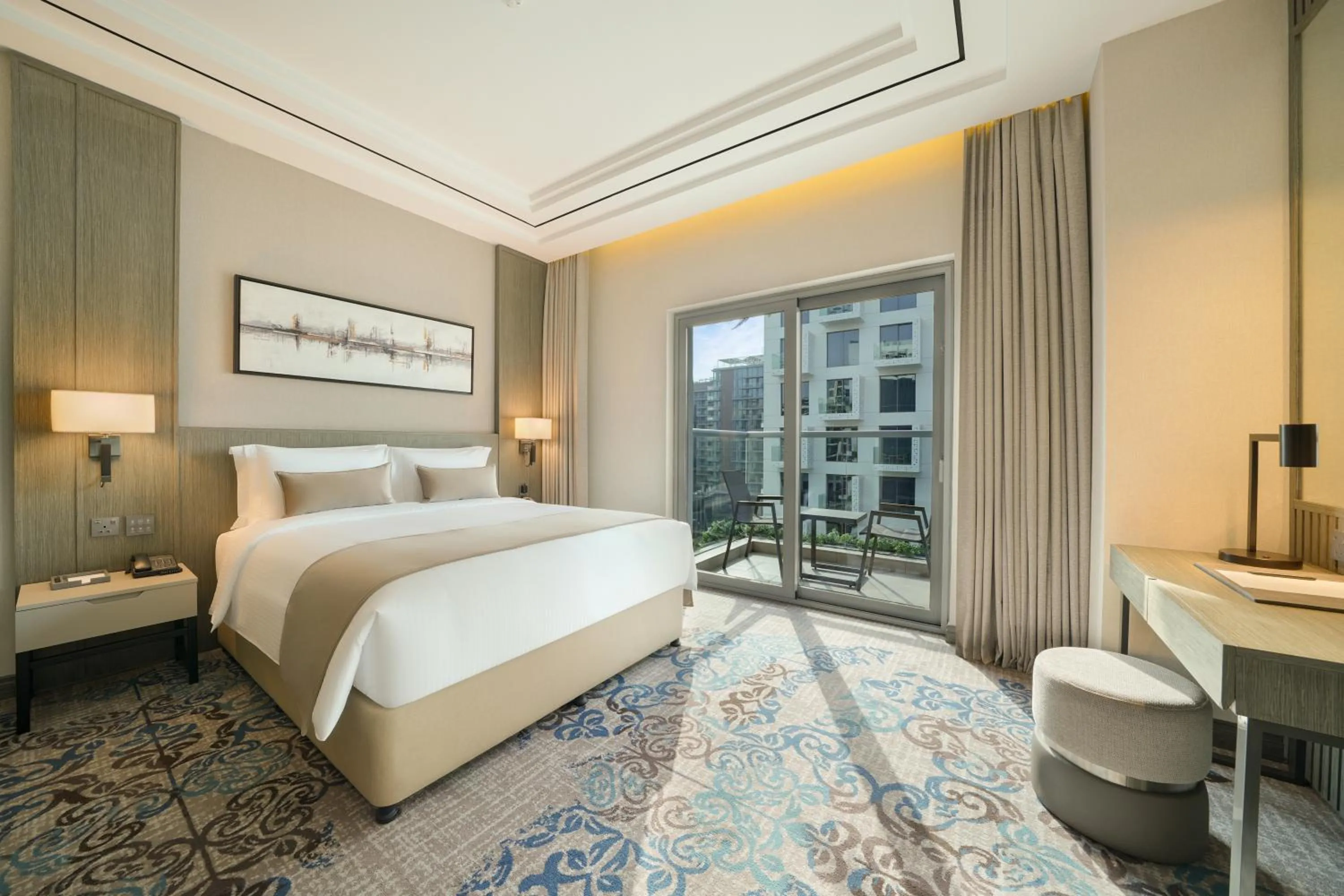 Bedroom, Bed in Mileo Hotel The Palm