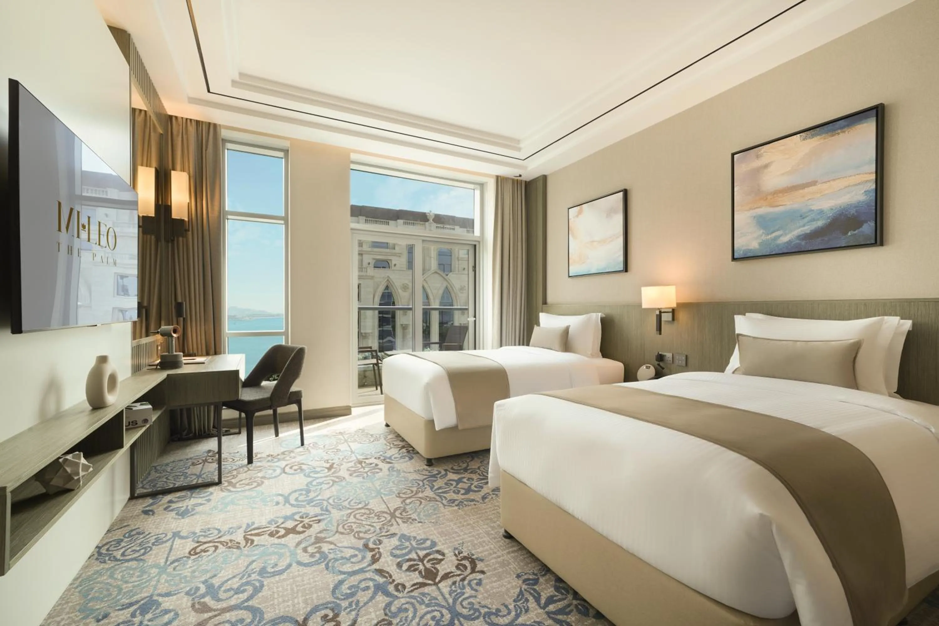 Bed in Mileo Hotel The Palm