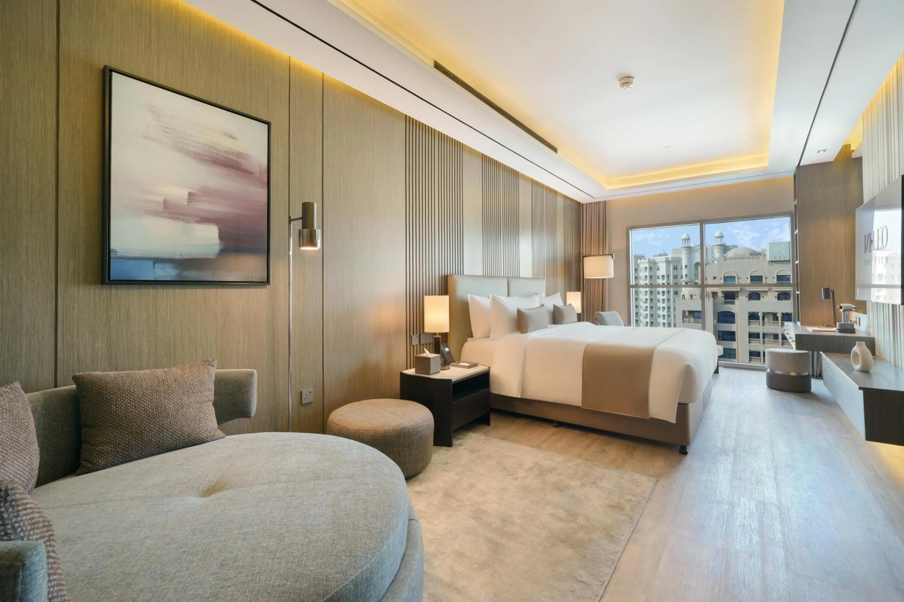 Bedroom, Bed in Mileo Hotel The Palm