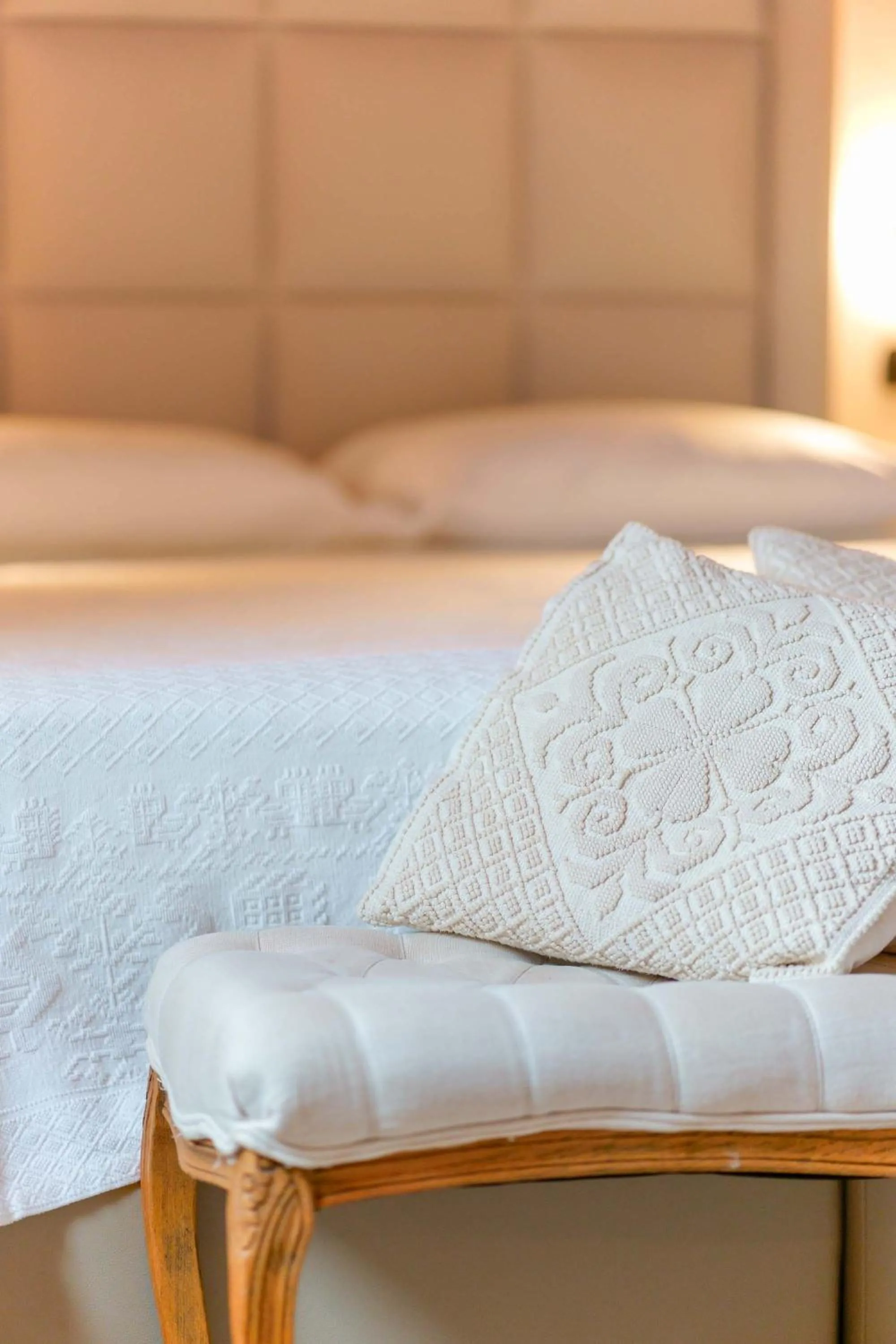 Decorative detail, Bed in Palazzo Pischedda