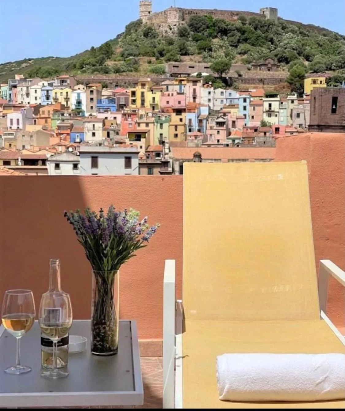 City view in Palazzo Pischedda