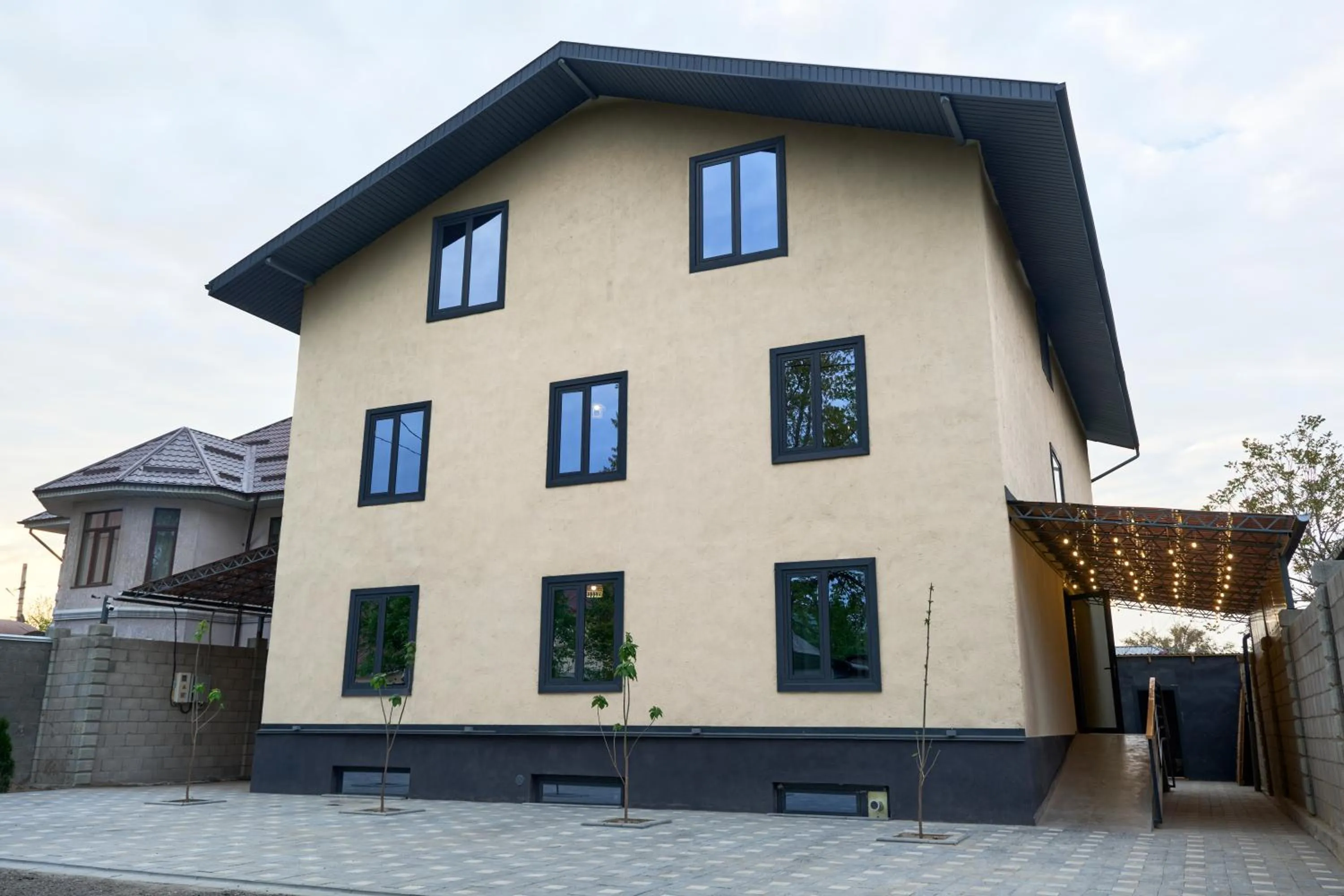 Property building in Pristine Hotel