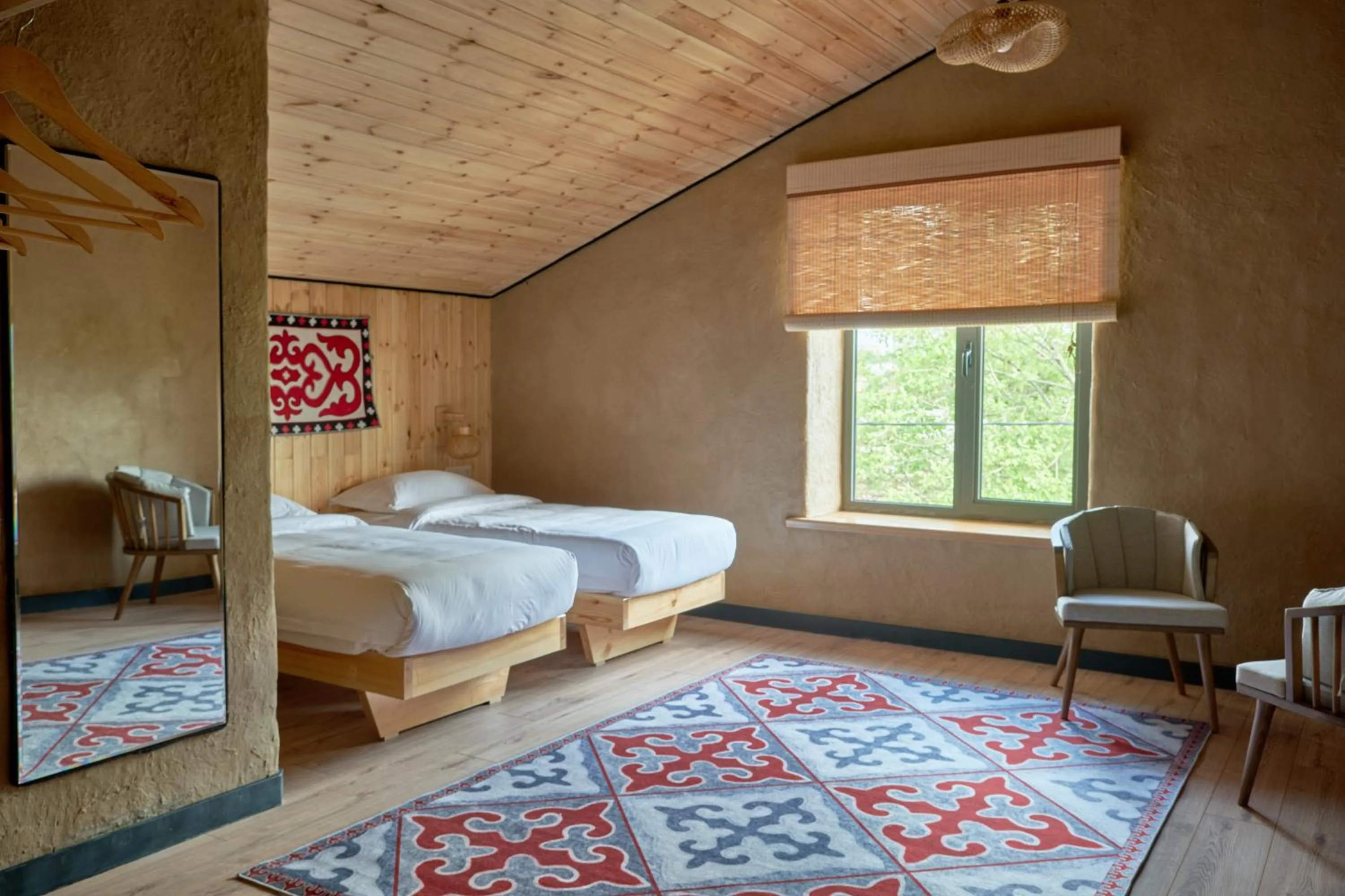 Bed in Pristine Hotel