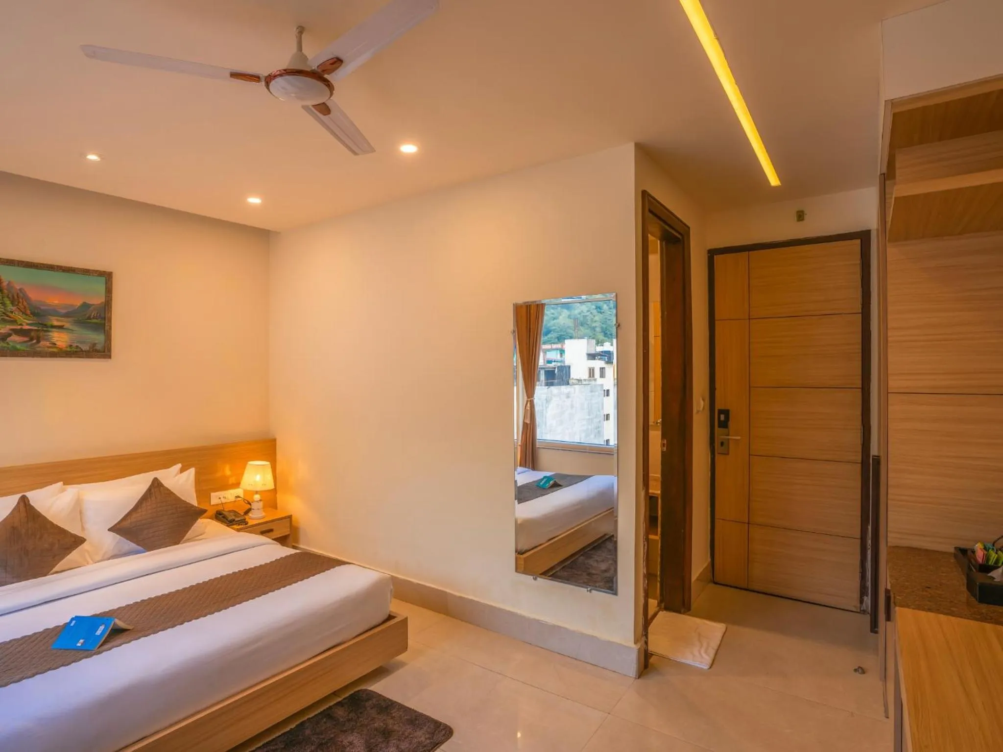 Bedroom, Bed in Moustache Select Rishikesh