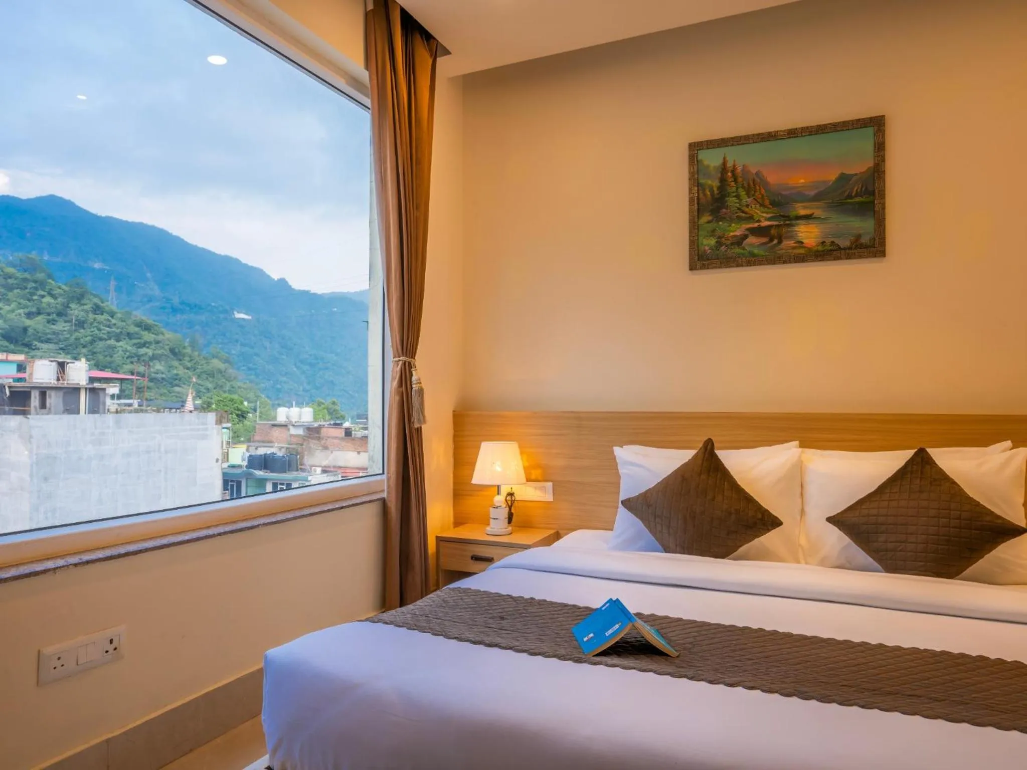 Bedroom, Bed in Moustache Select Rishikesh