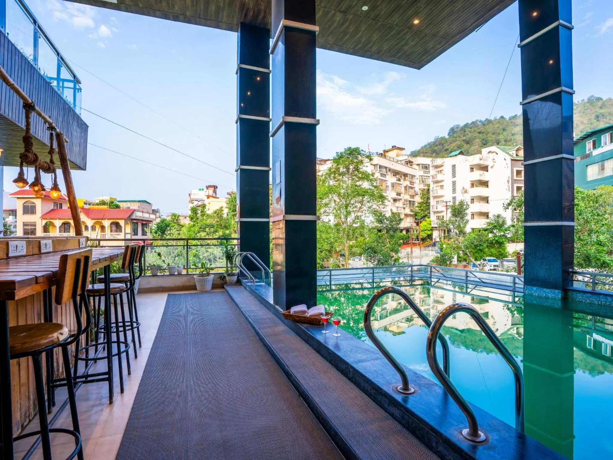 Swimming pool in Moustache Select Rishikesh