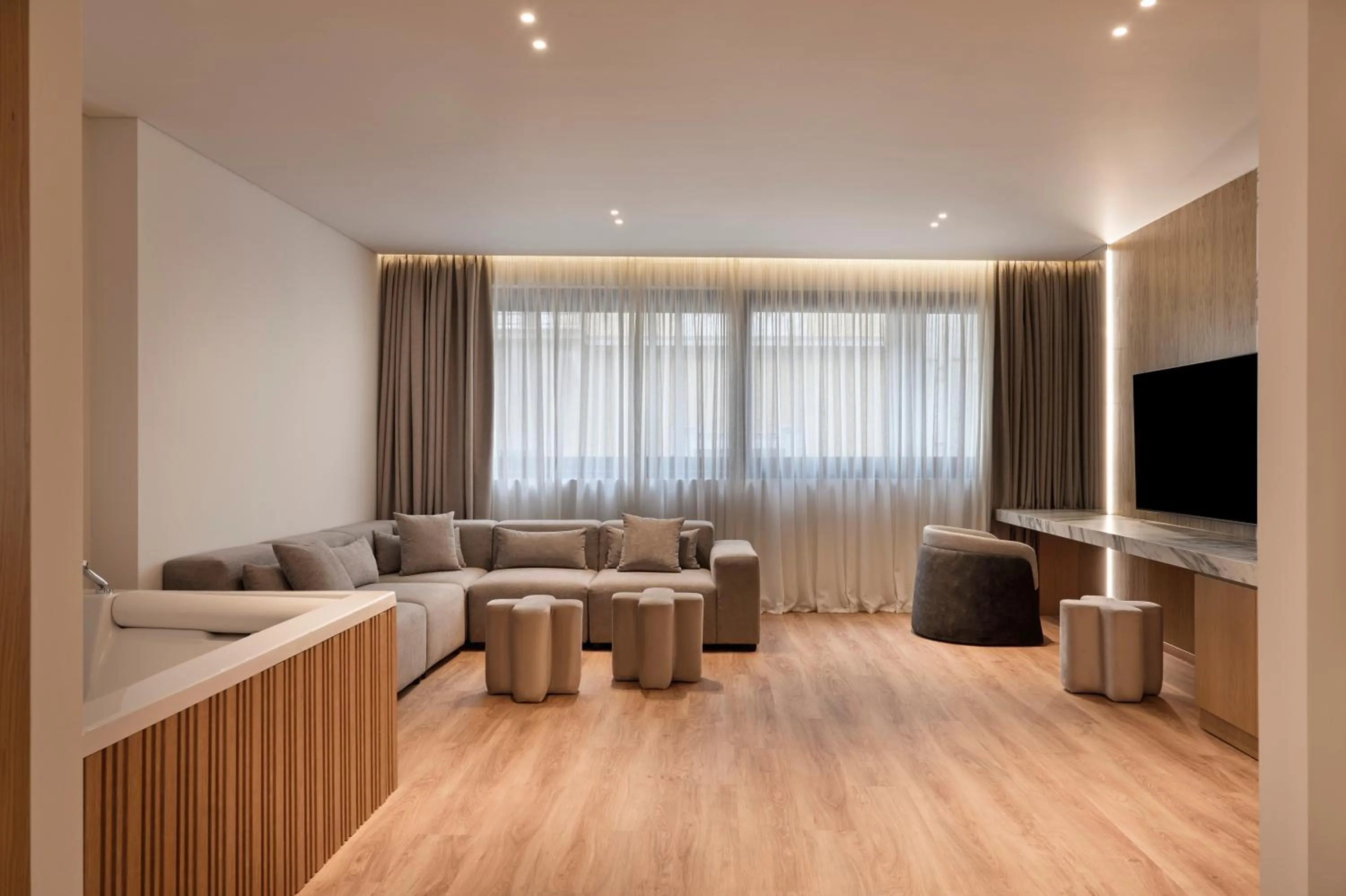 Seating area in Nur City Suites