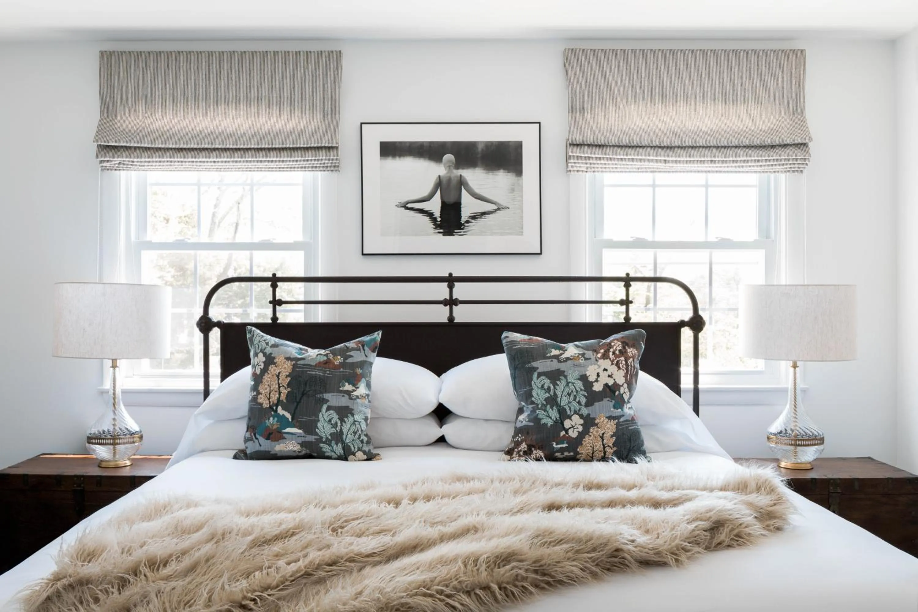 Decorative detail, Bed in The Coonamessett