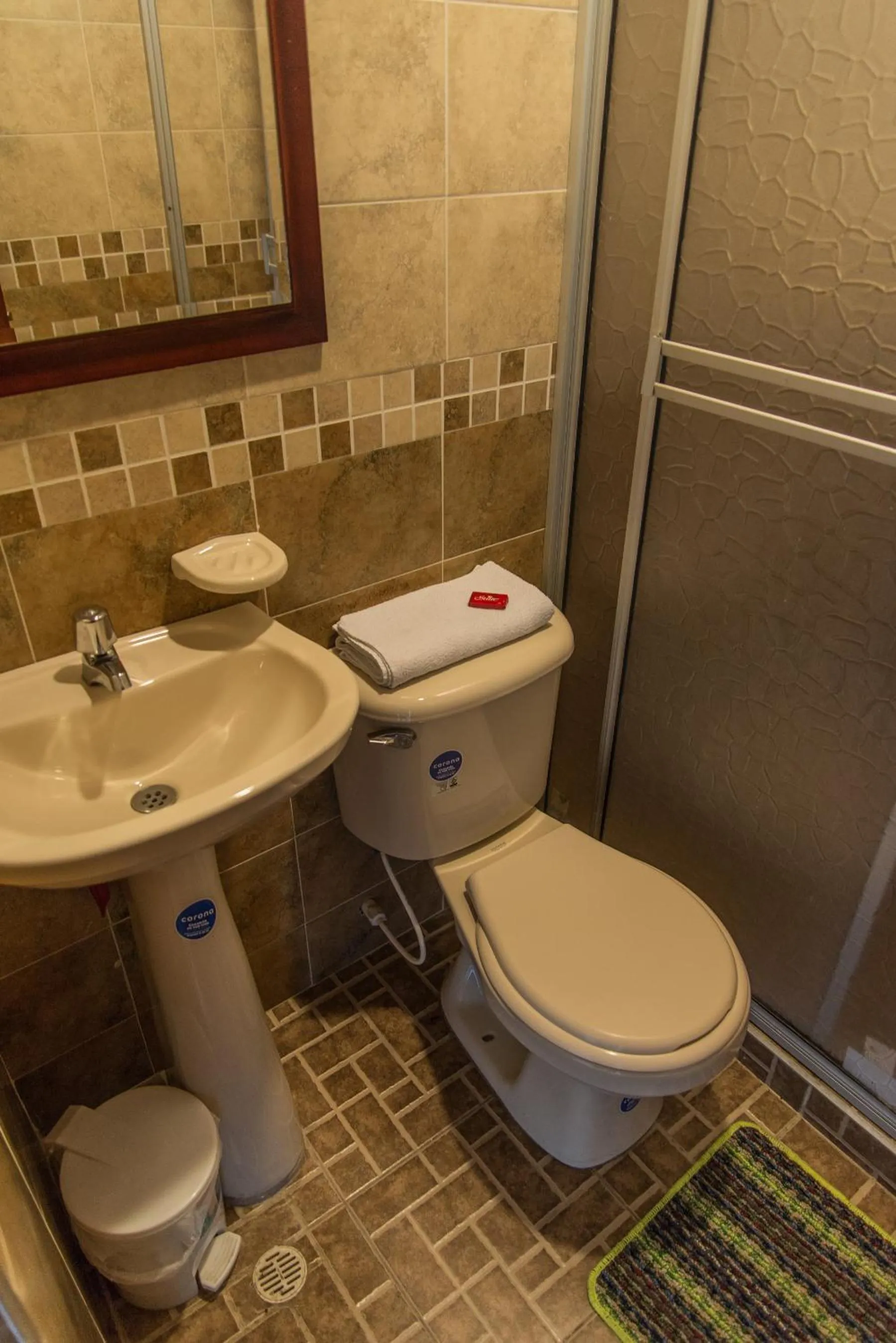 Bathroom in Hotel La Libertad