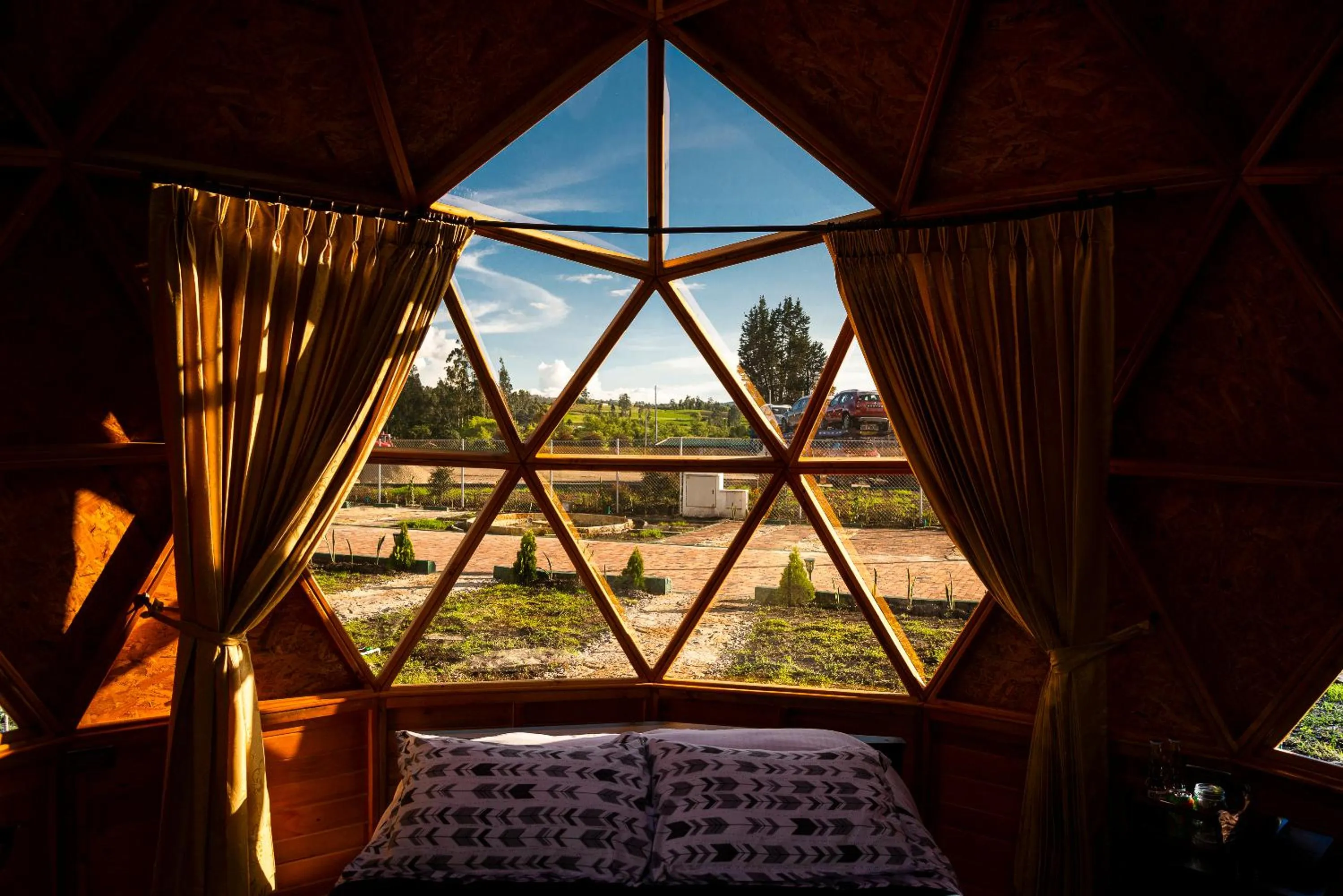 Garden view in Hotel La Libertad